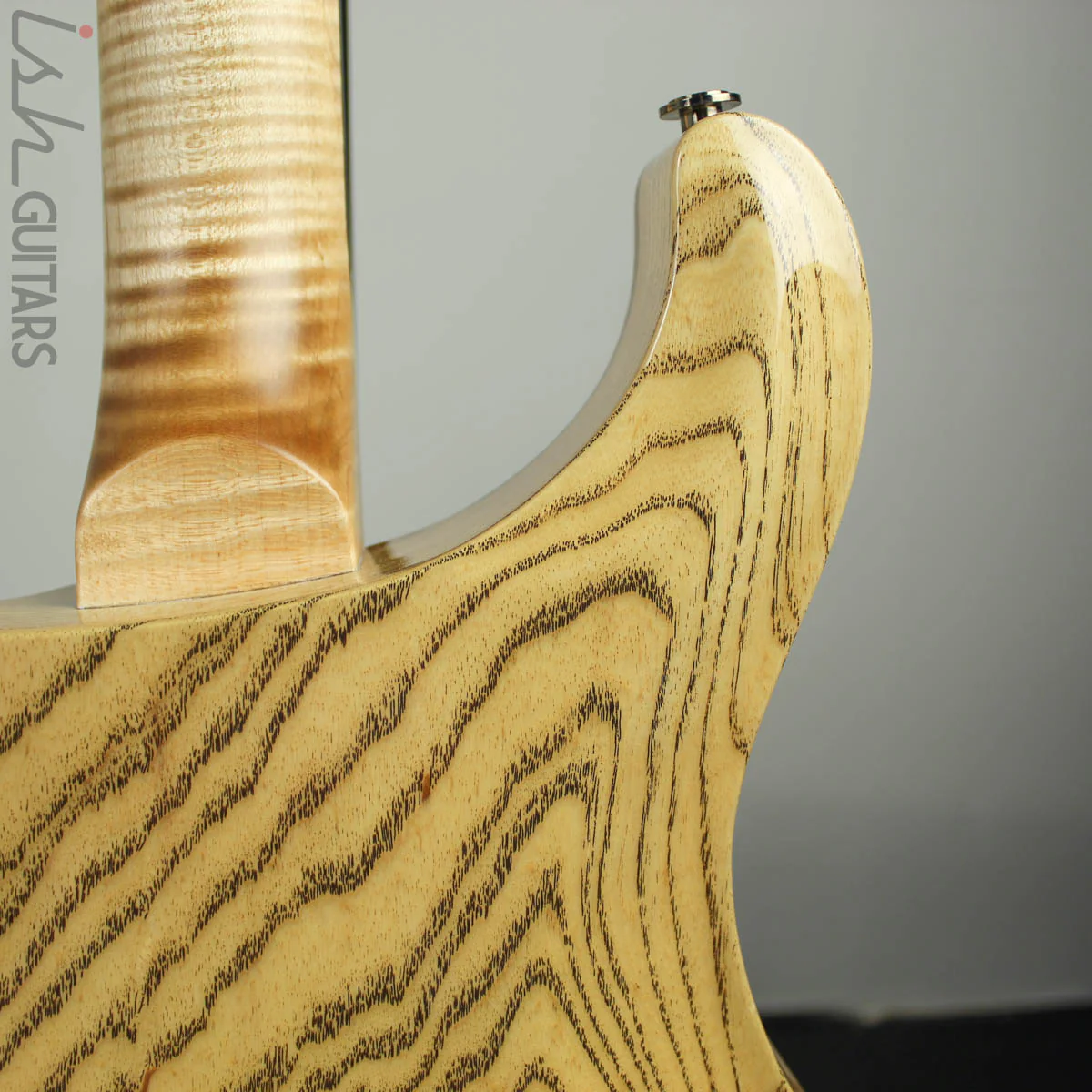 2018 PRS Private Stock Short Scale Hollowbody Bass Spalted Maple - Image 14