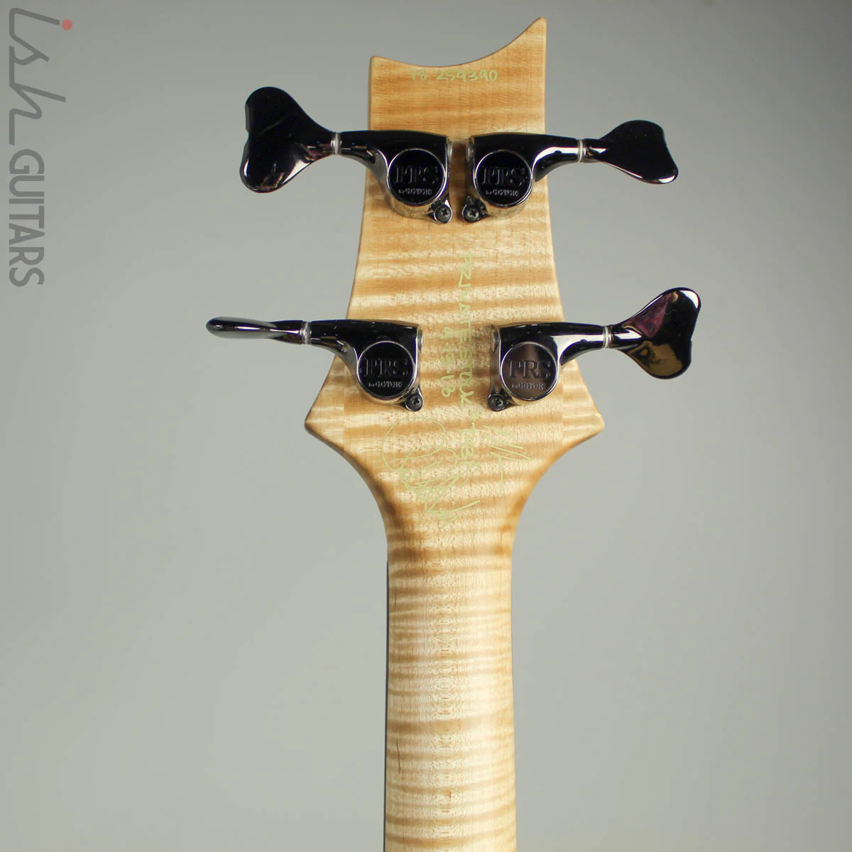 2018 PRS Private Stock Short Scale Hollowbody Bass Spalted Maple - Image 15