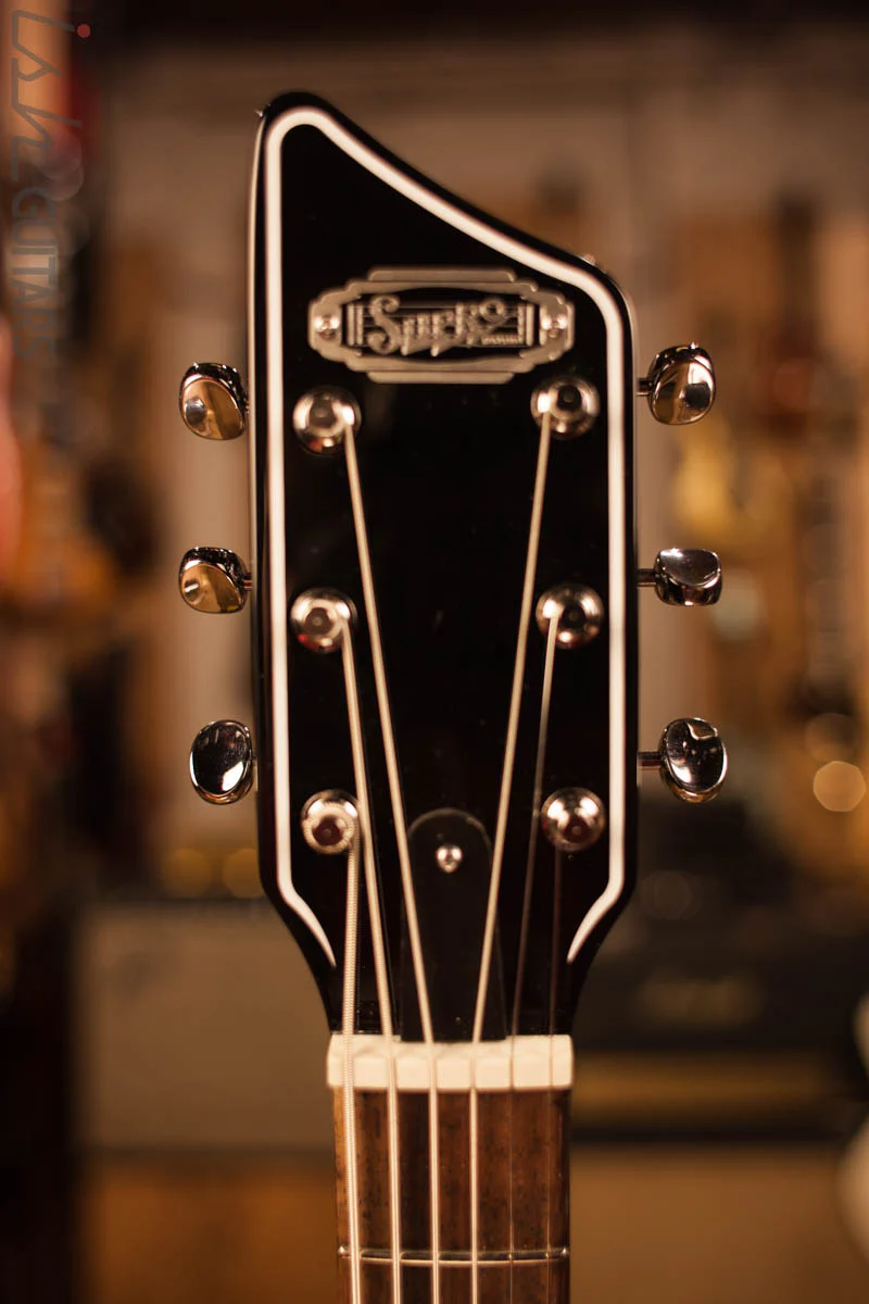 2018 Supro Island Series 2022TB Westbury Baritone Trans Blue - Image 5