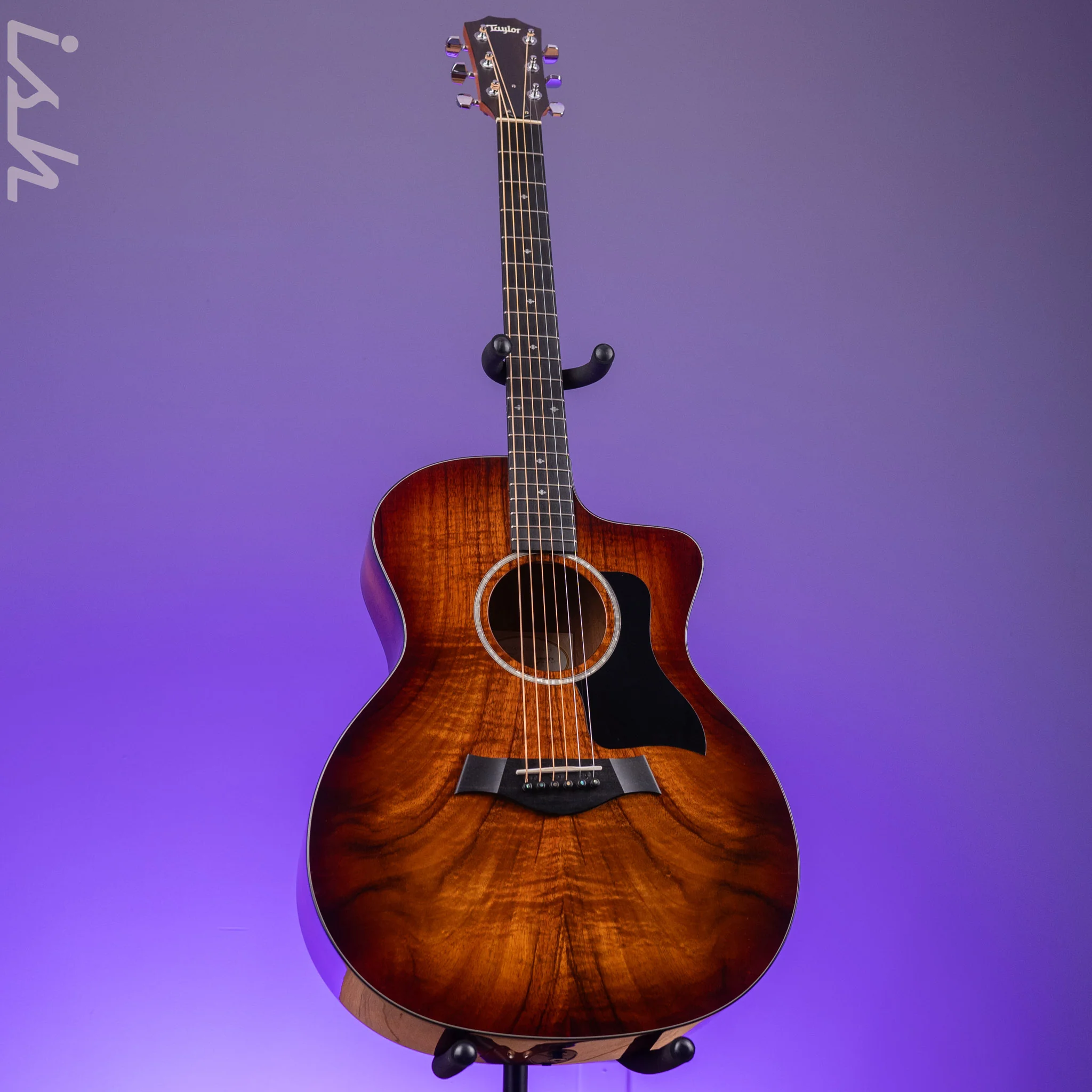 2018 Taylor 224ce-K DLX Koa Grand Auditorium Acoustic-Electric Guitar - Image 2