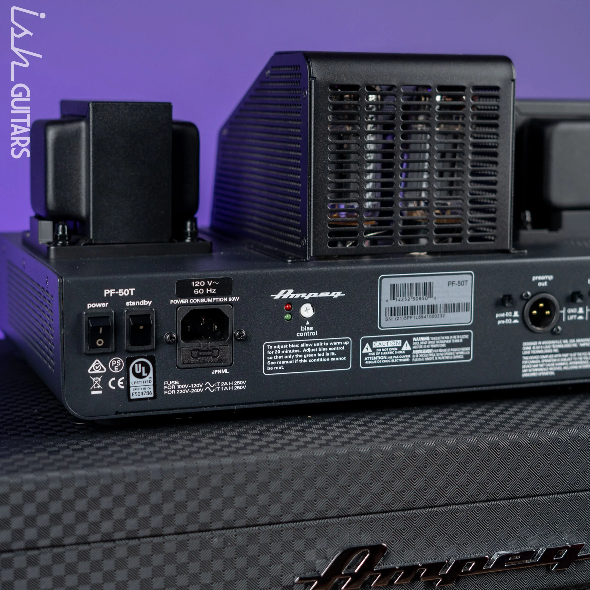 2019 Ampeg PF-50T Portaflex Bass Amplifier Head and PF-115HE Cab - Image 10