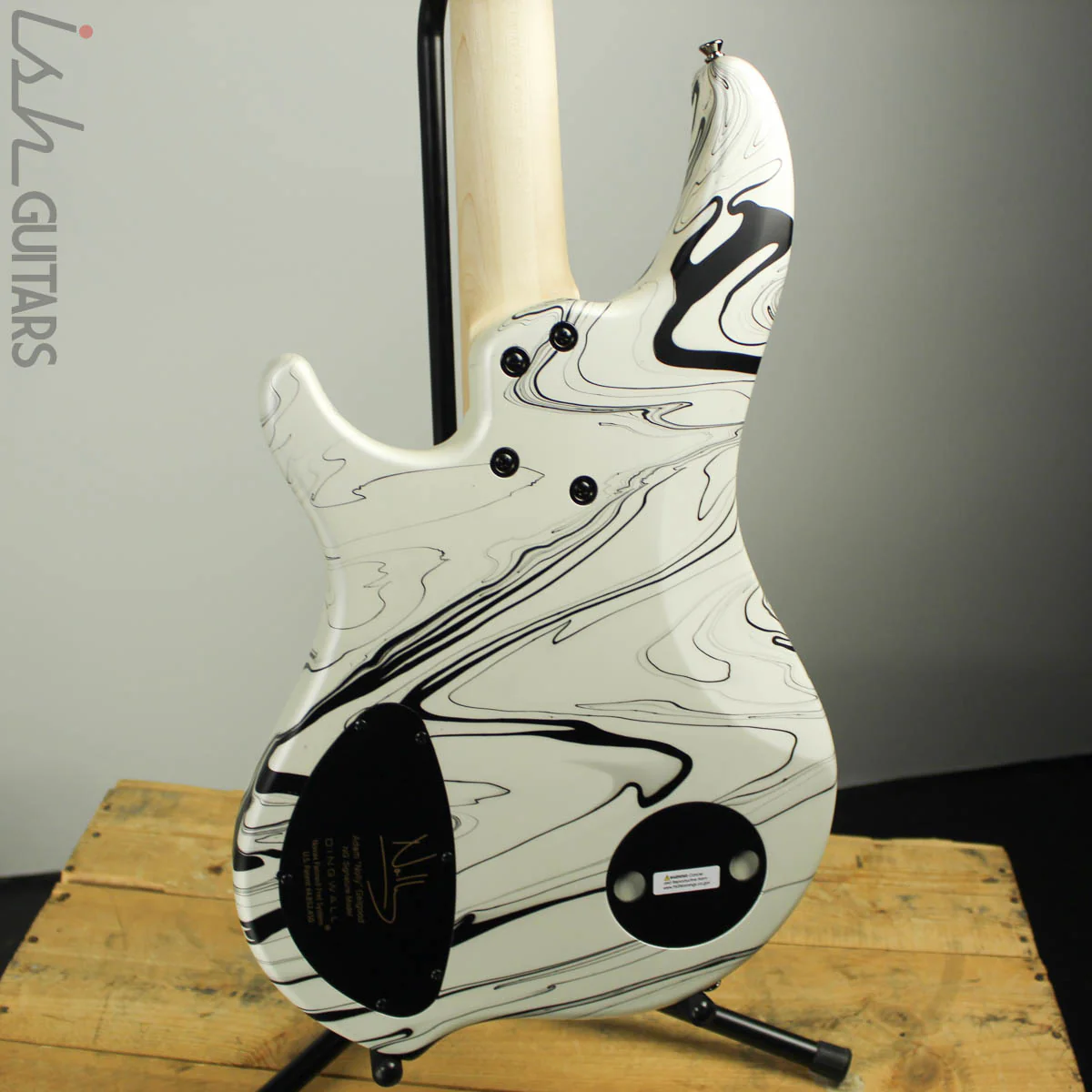 Dingwall NG3 4-String Ducati White Swirl B-Stock - Image 7