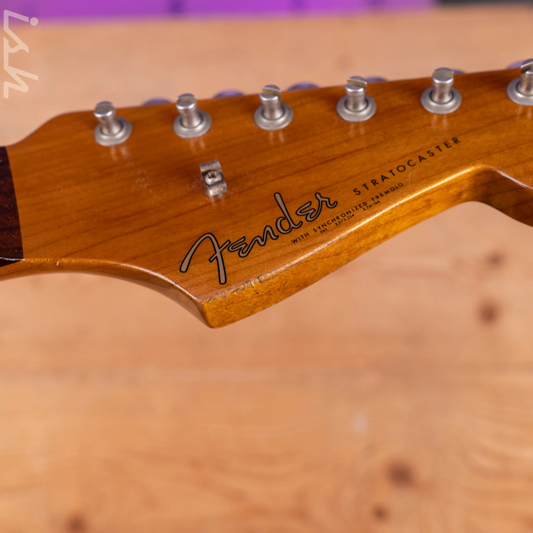 2019 Fender Stratocaster Custom Shop '62 Relic Neck Roasted Maple - Image 9