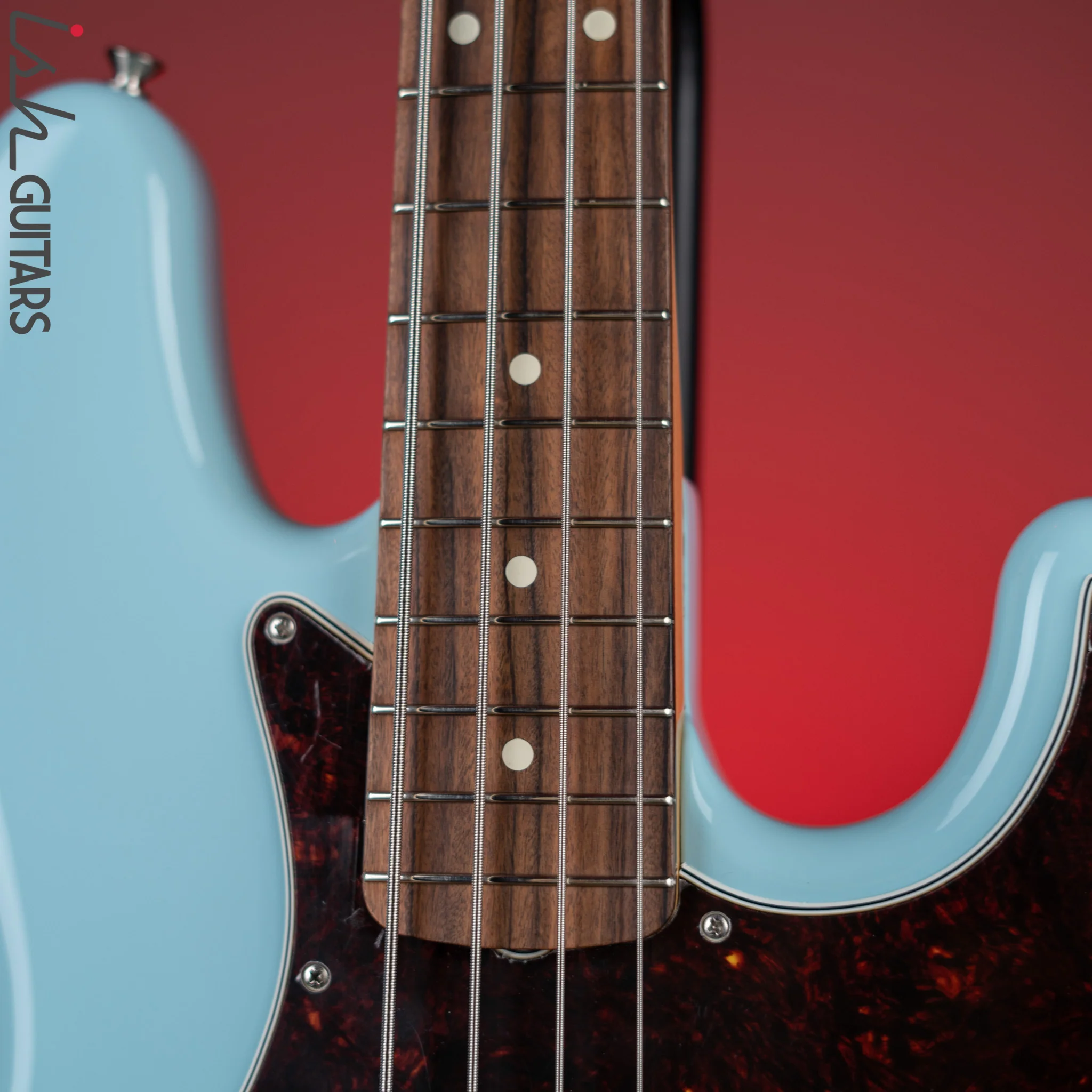 2019 Fender Vintera 60’s Jazz Bass Daphne Blue - Image 7