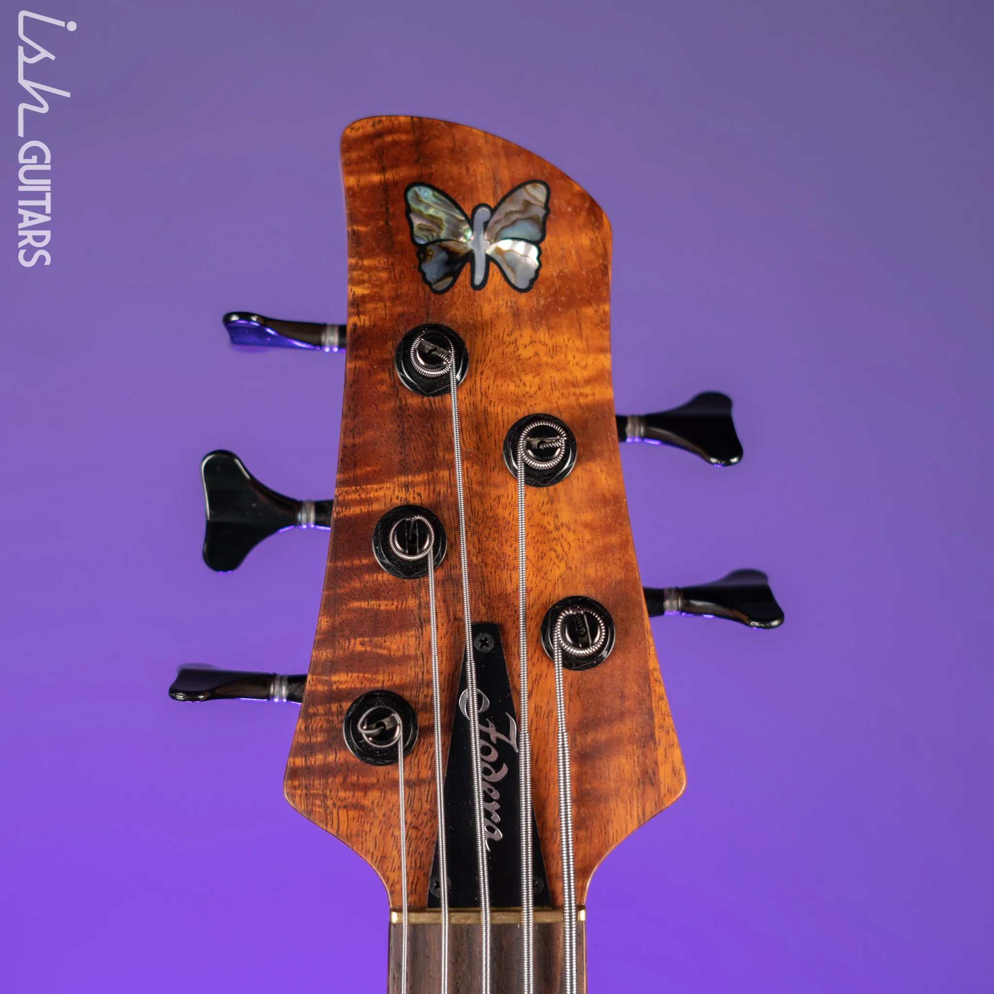 2019 Fodera Emperor 5 Lefty Flame Koa - Image 8