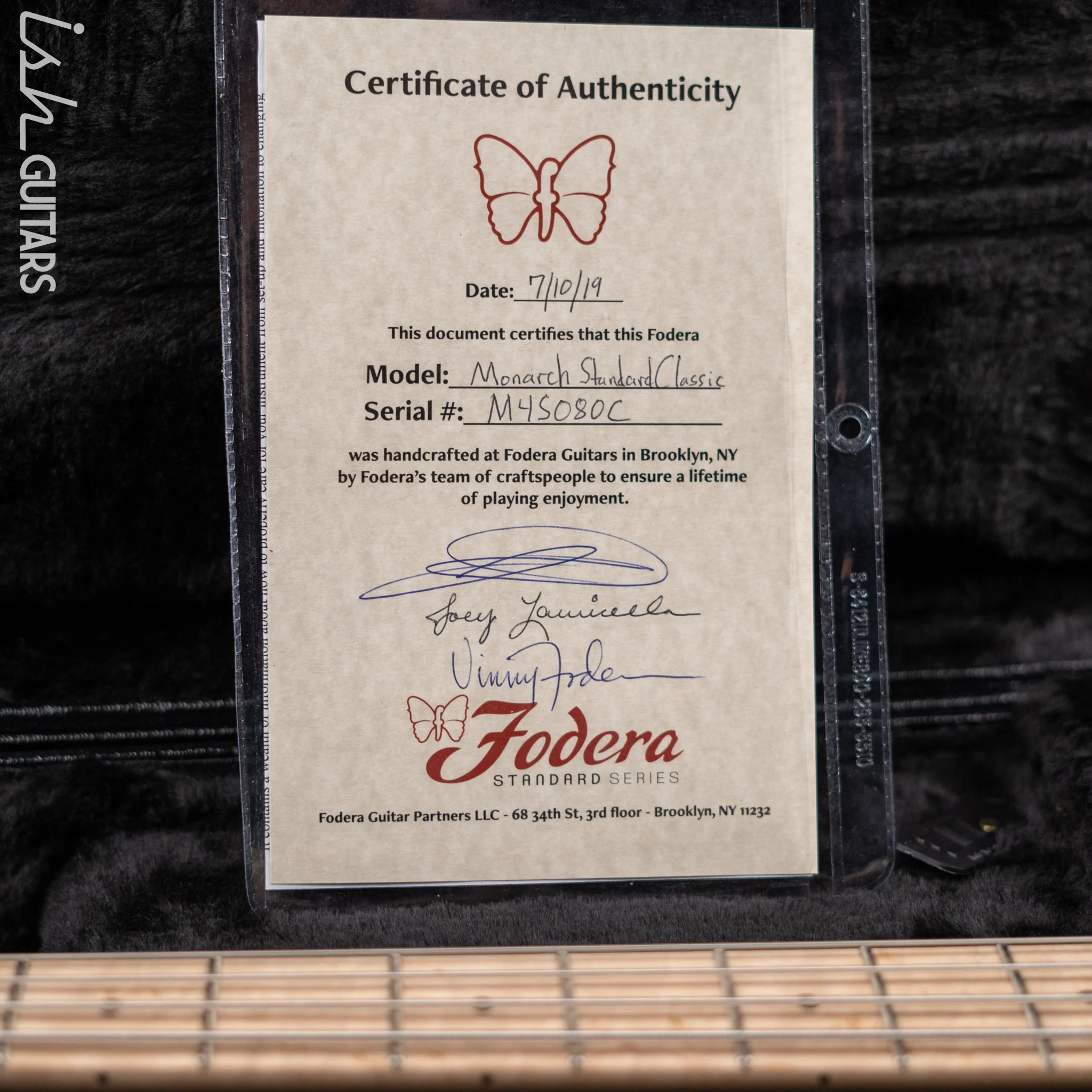 2019 Fodera Monarch Standard Classic Butterscotch Blonde - Image 15
