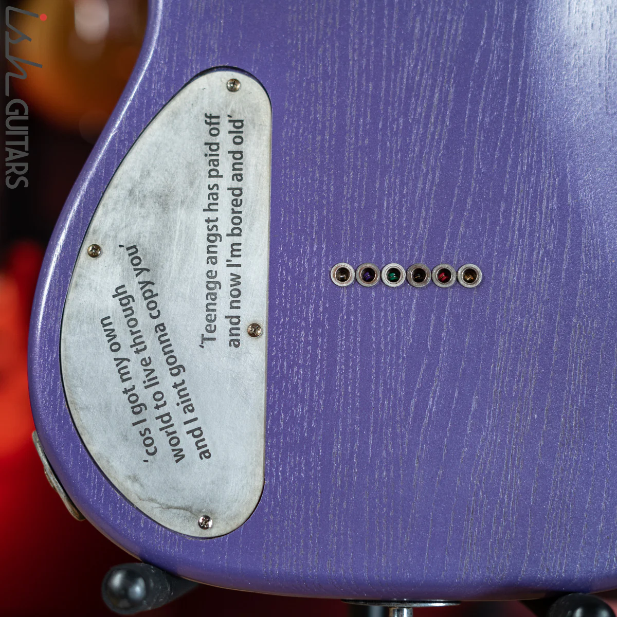 2019 Fraser Vintage Custom Tele Thinline Style Purple Burst - Image 13