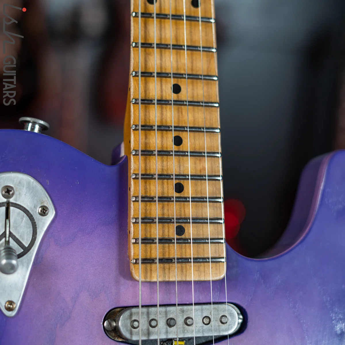 2019 Fraser Vintage Custom Tele Thinline Style Purple Burst - Image 8