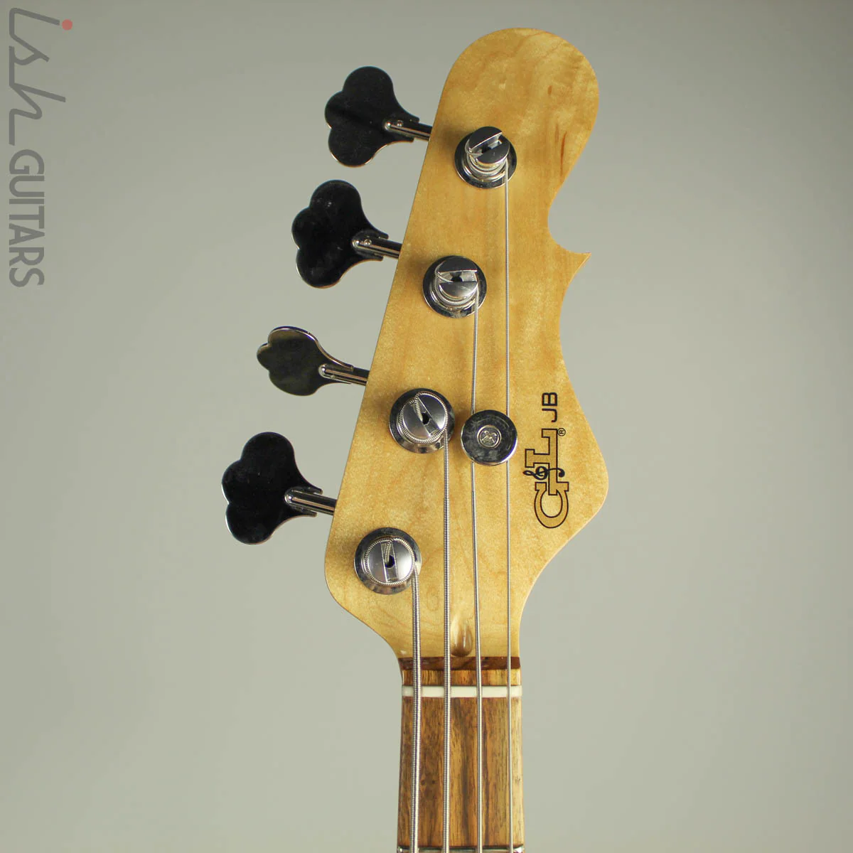 2019 G&L Fullerton Deluxe JB Bass 3 Tone Sunburst - Image 5