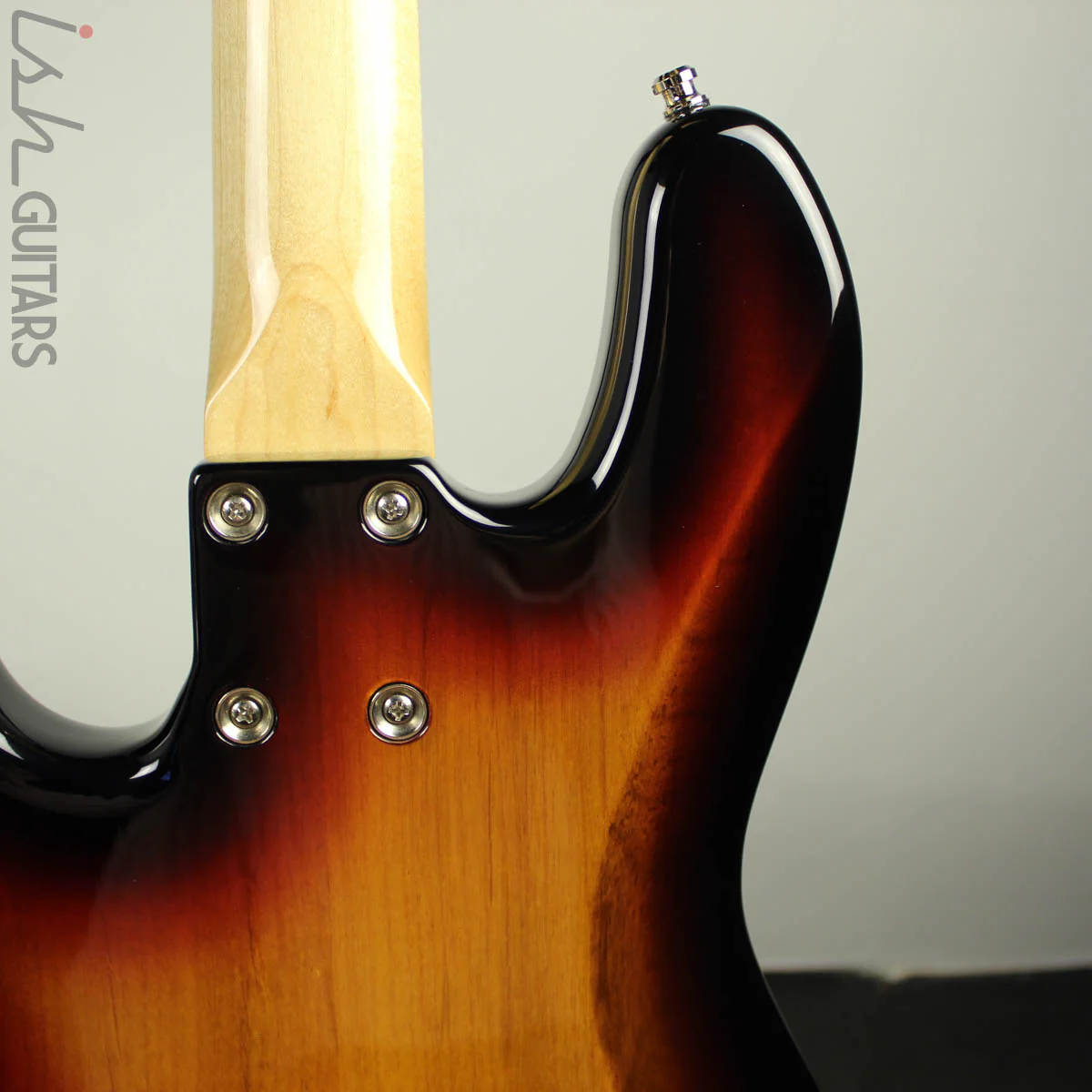 2019 G&L Fullerton Deluxe JB Bass 3 Tone Sunburst - Image 8