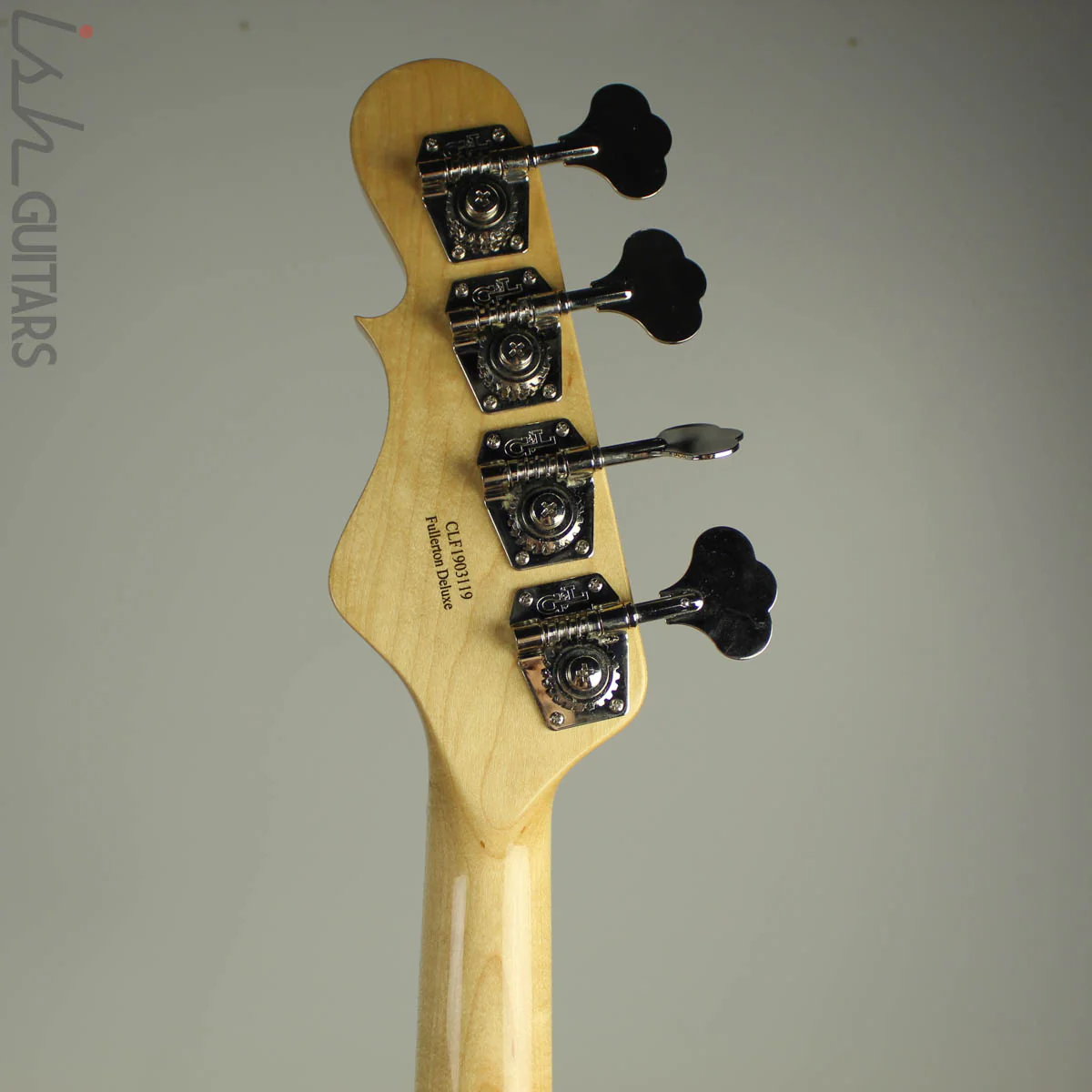 2019 G&L Fullerton Deluxe JB Bass 3 Tone Sunburst - Image 9
