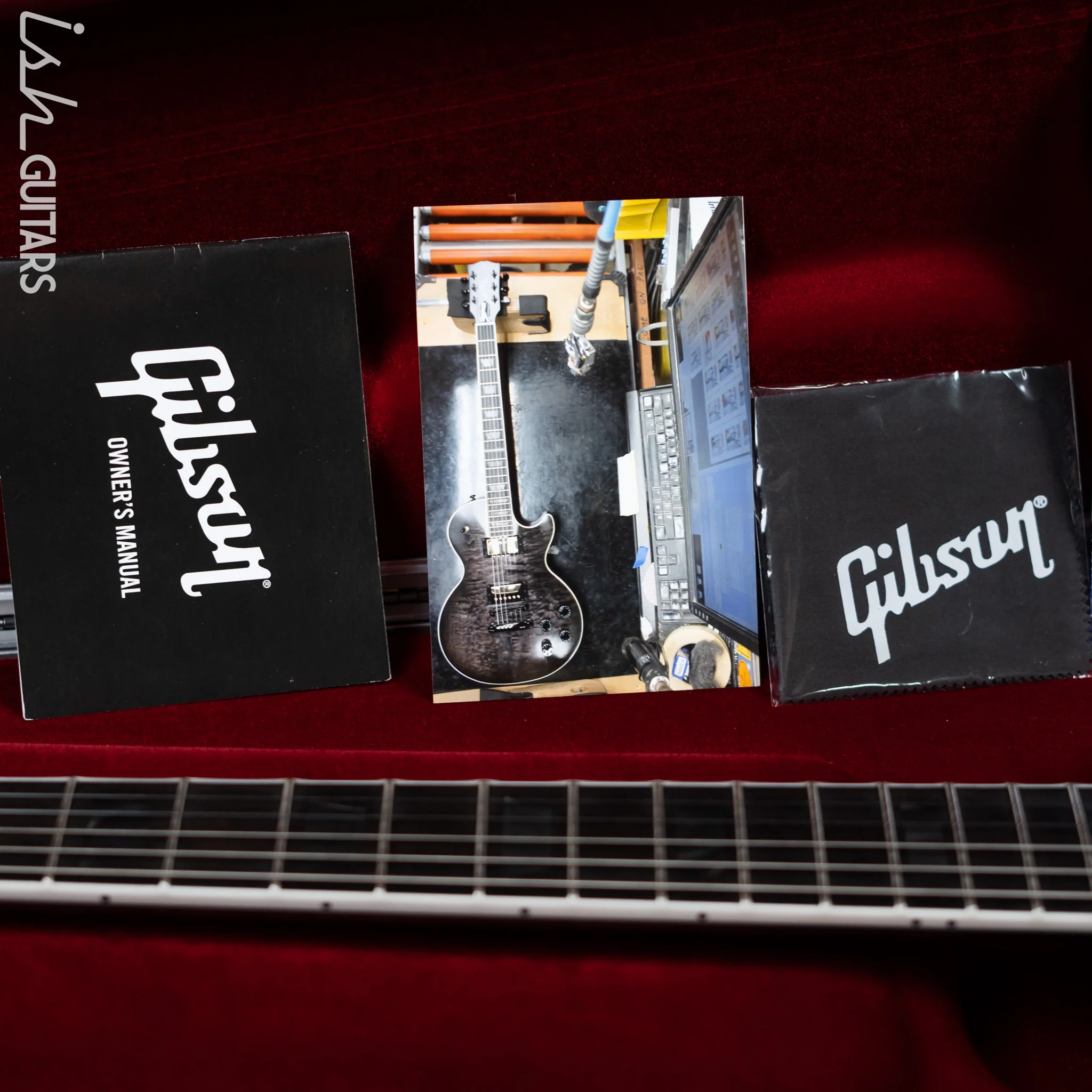 2019 Gibson Les Paul Dark Knight Smoke Black Burst - Image 16