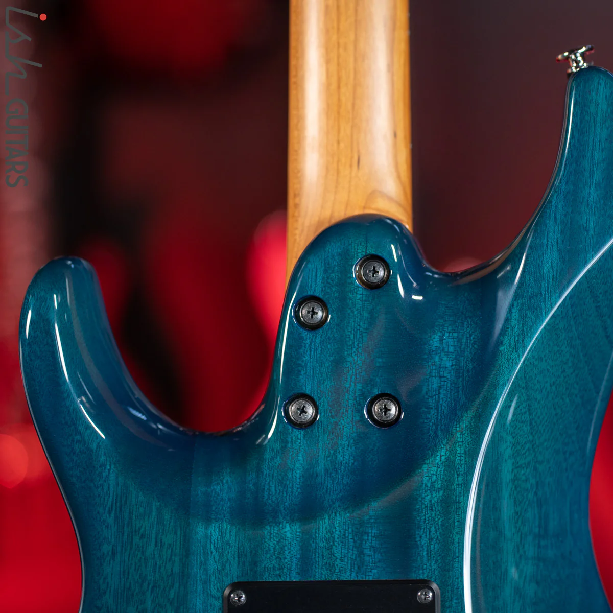 2019 Ibanez Prestige MM1 Martin Miller Signature Transparent Aqua Blue - Image 8