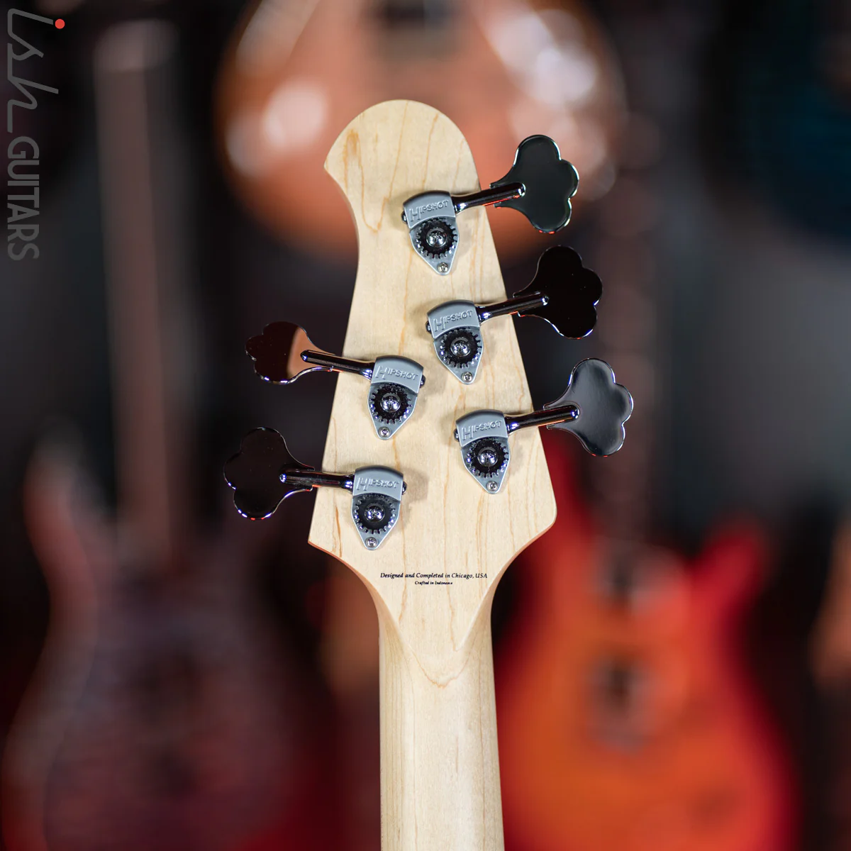 2019 Lakland Skyline Series 55-02 5-String Bass Purple - Image 12