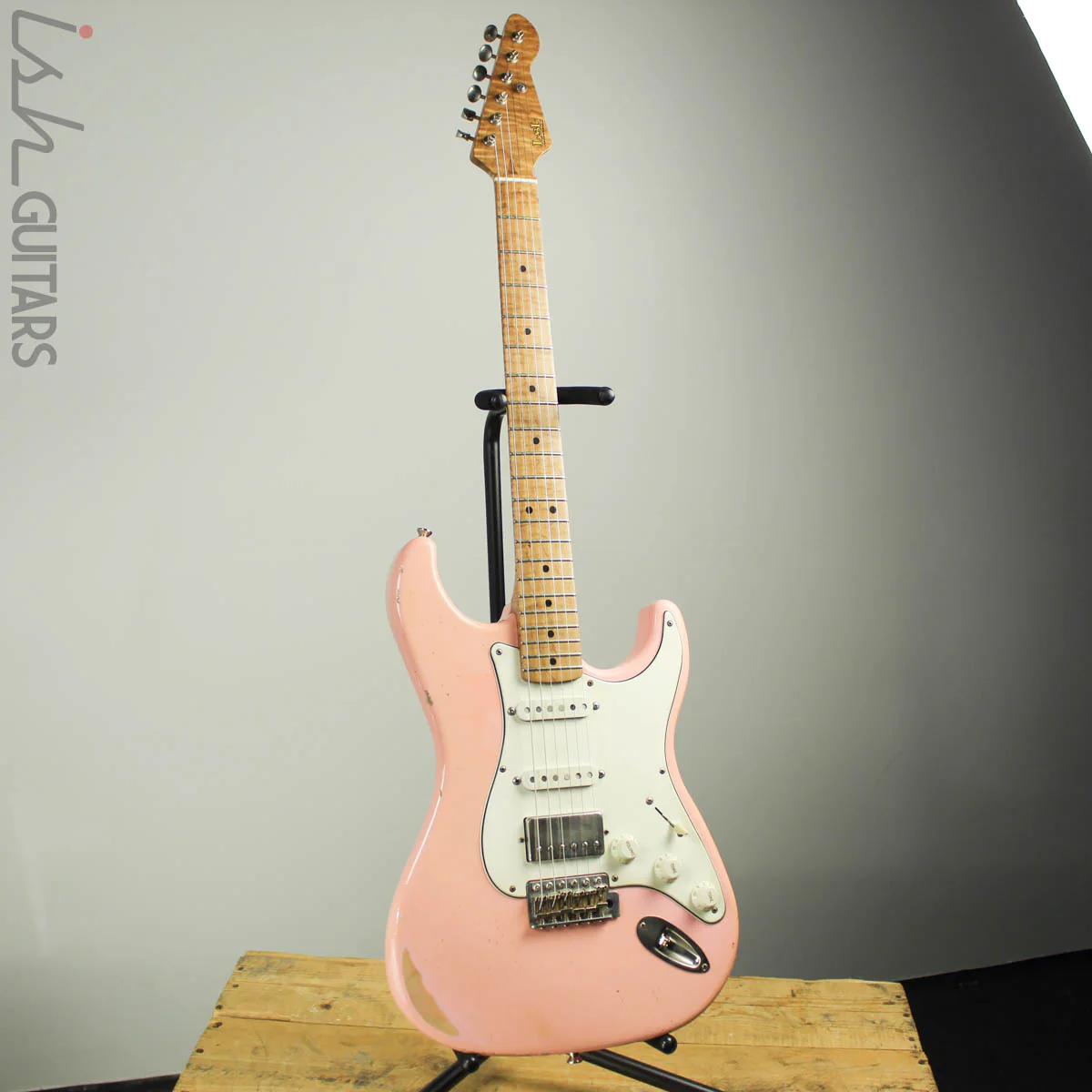 2019 LsL Instruments Saticoy SSH Relic Shell Pink Roasted Maple - Image 2