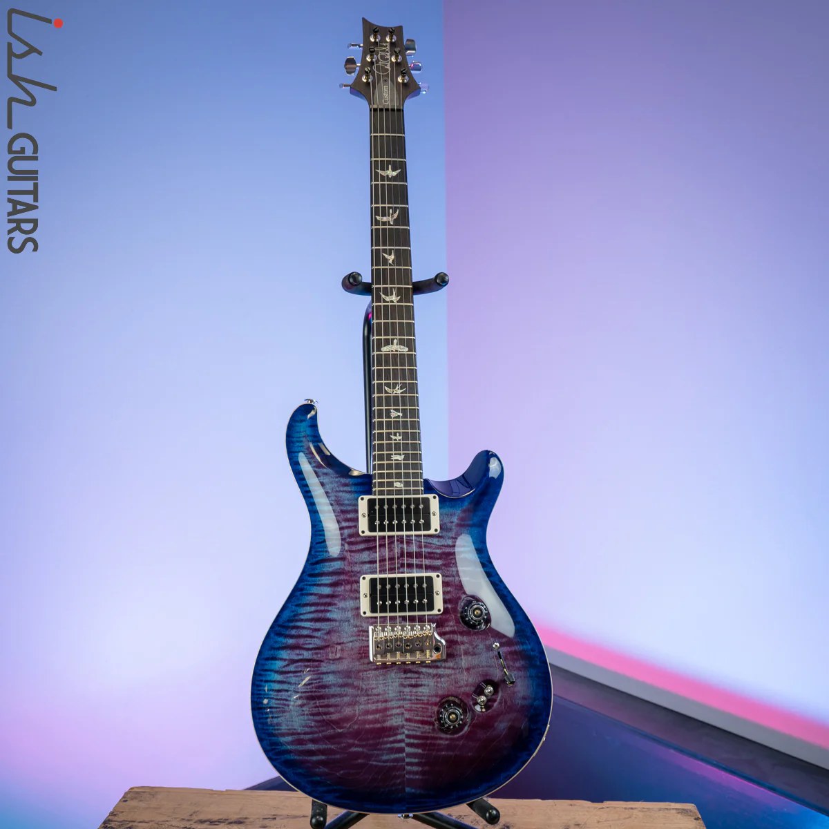2019 PRS Custom 24-08 Violet Blue Burst - Image 2