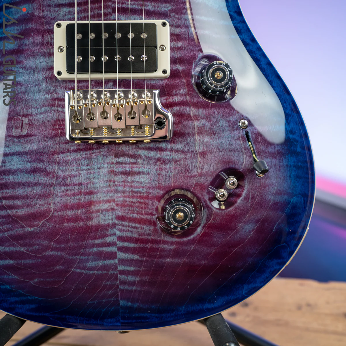 2019 PRS Custom 24-08 Violet Blue Burst - Image 4