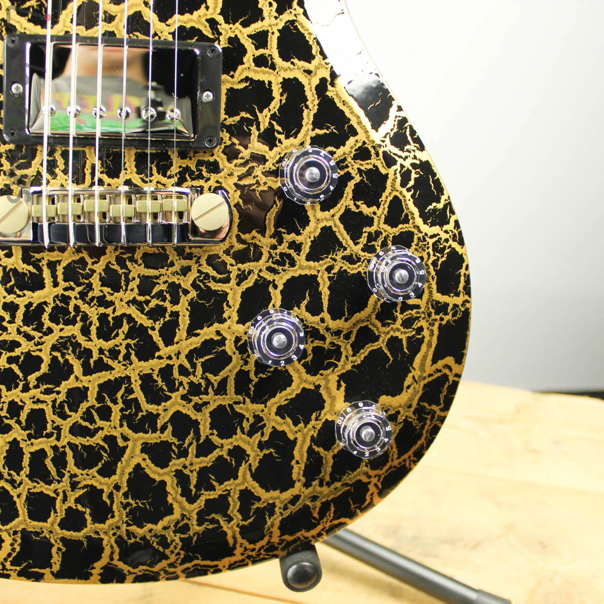 2019 Paul Reed Smith PRS S2 Singlecut Gold Crackle Custom Color - Image 3
