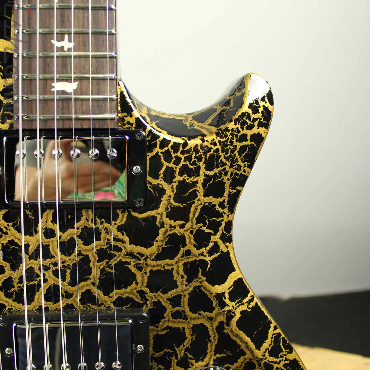 2019 Paul Reed Smith PRS S2 Singlecut Gold Crackle Custom Color - Image 5