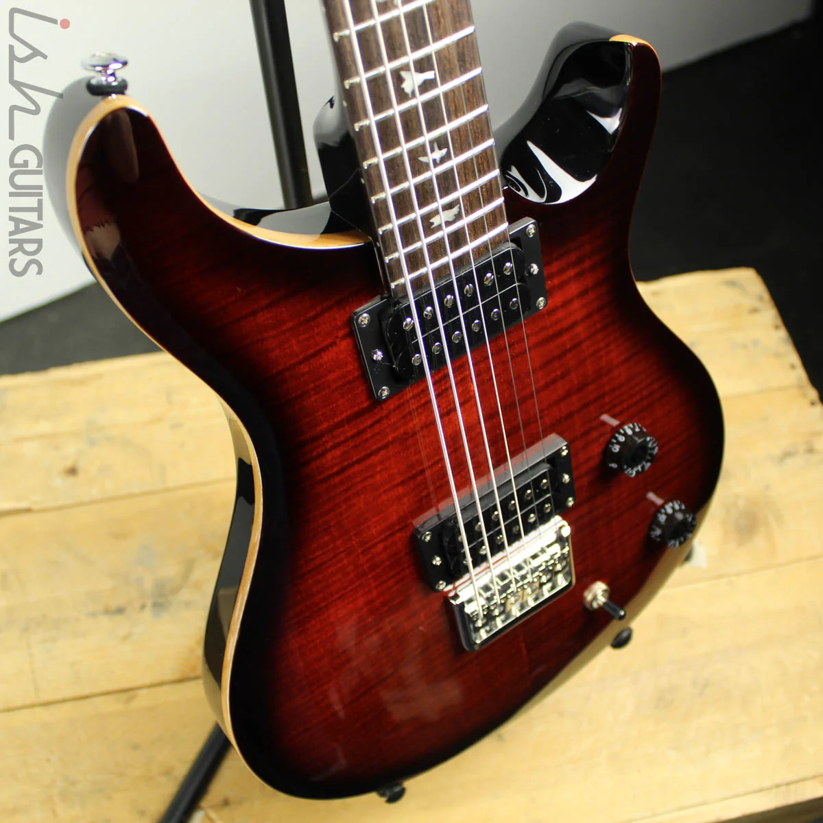 2019 Paul Reed Smith PRS SE 277 Baritone Fire Red Burst - Image 6
