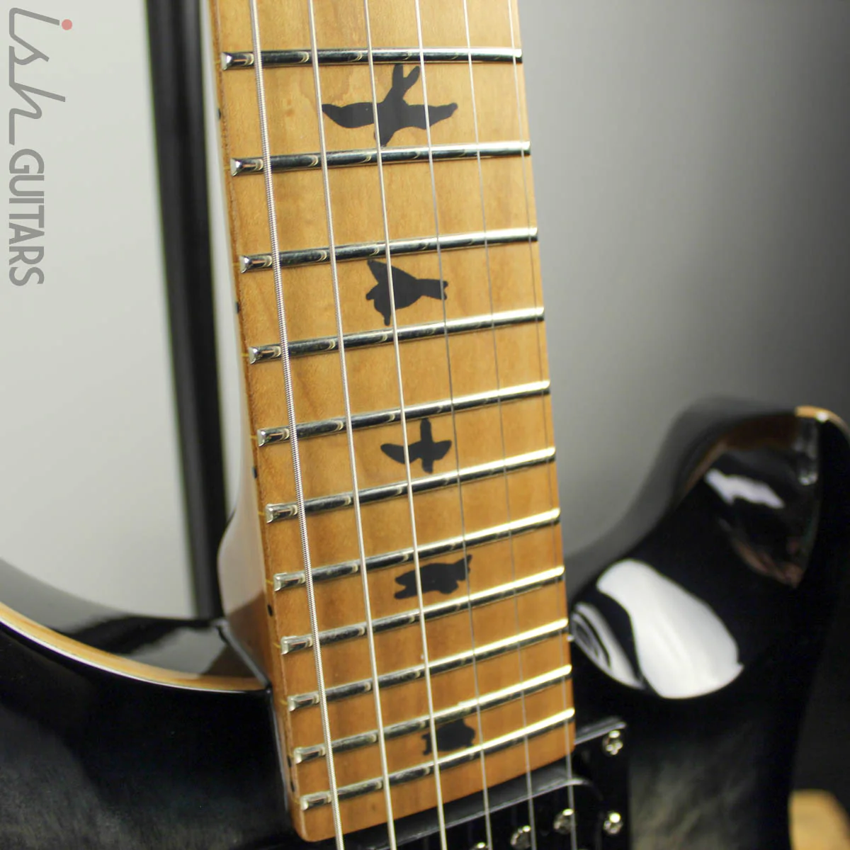 2019 Paul Reed Smith PRS SE Custom 24 Roasted Maple Limited Charcoal Burst - Image 6