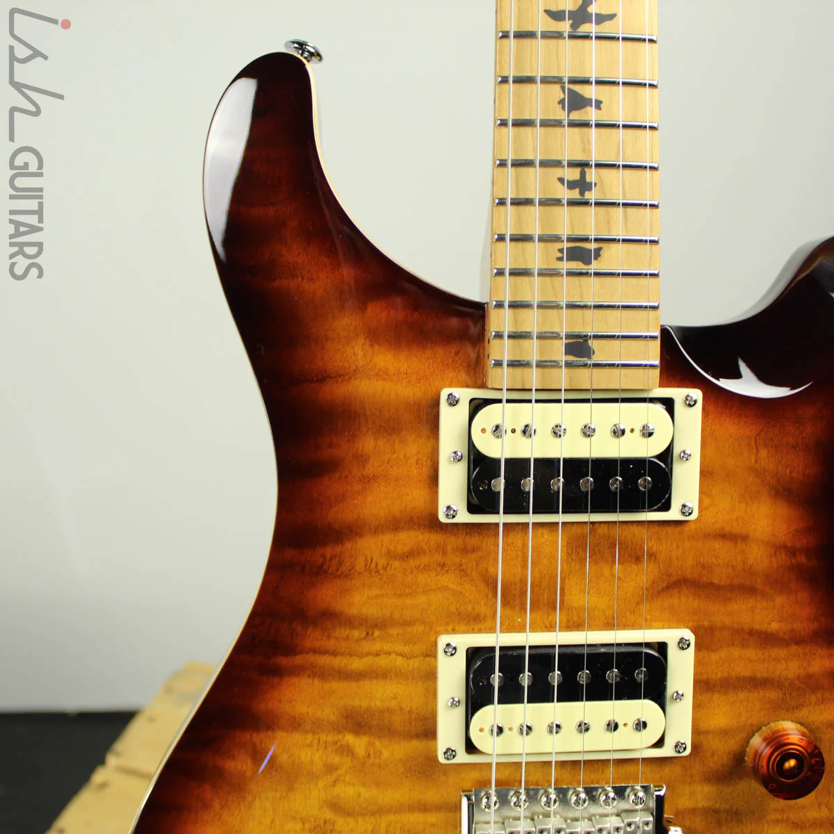 2019 Paul Reed Smith PRS SE Custom 24 Roasted Maple Limited Tobacco Sunburst - Image 4