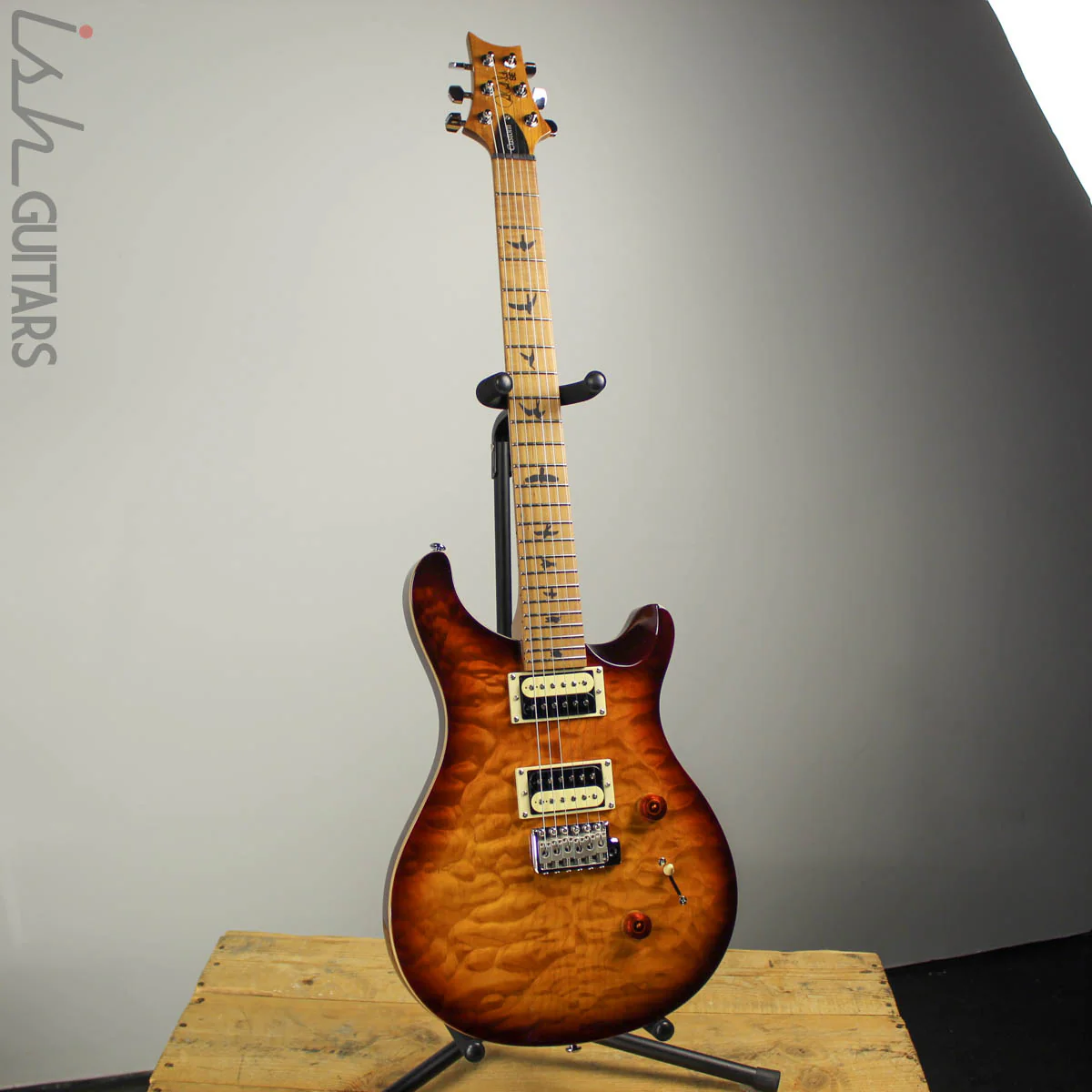 2019 Paul Reed Smith PRS SE Custom 24 Roasted Maple Limited Tobacco Sunburst - Image 2