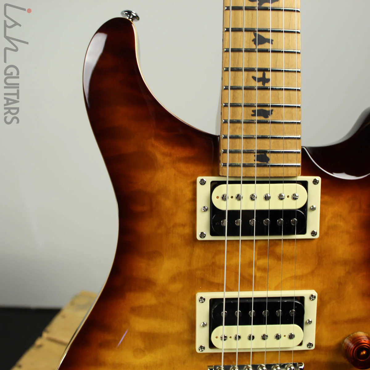 2019 Paul Reed Smith PRS SE Custom 24 Roasted Maple Limited Tobacco Sunburst - Image 4
