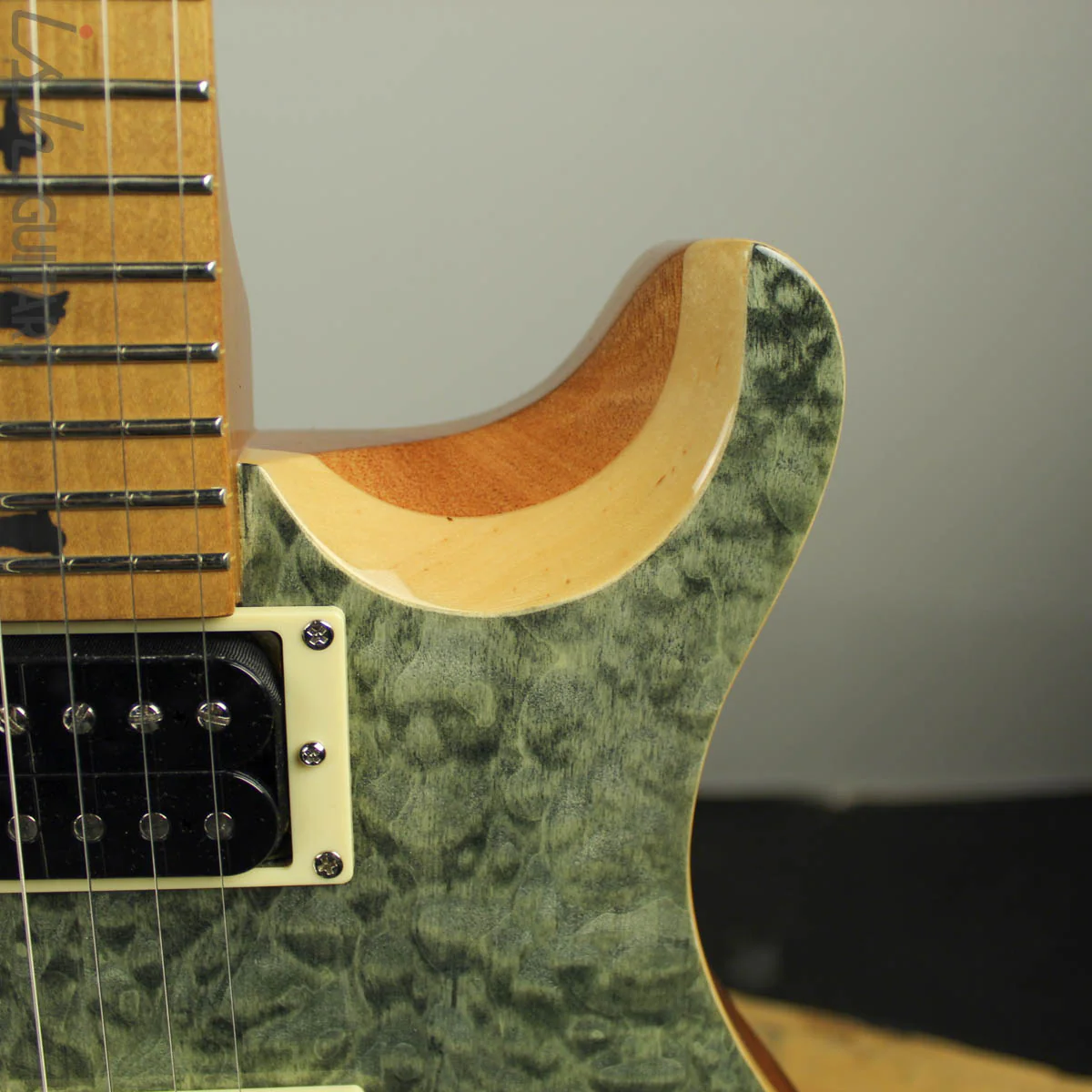 2019 Paul Reed Smith PRS SE Custom 24 Roasted Maple Limited Trampas Green - Image 5