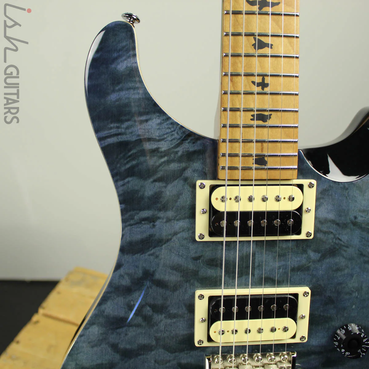 2019 Paul Reed Smith PRS SE Custom 24 Roasted Maple Limited Whale Blue - Image 4
