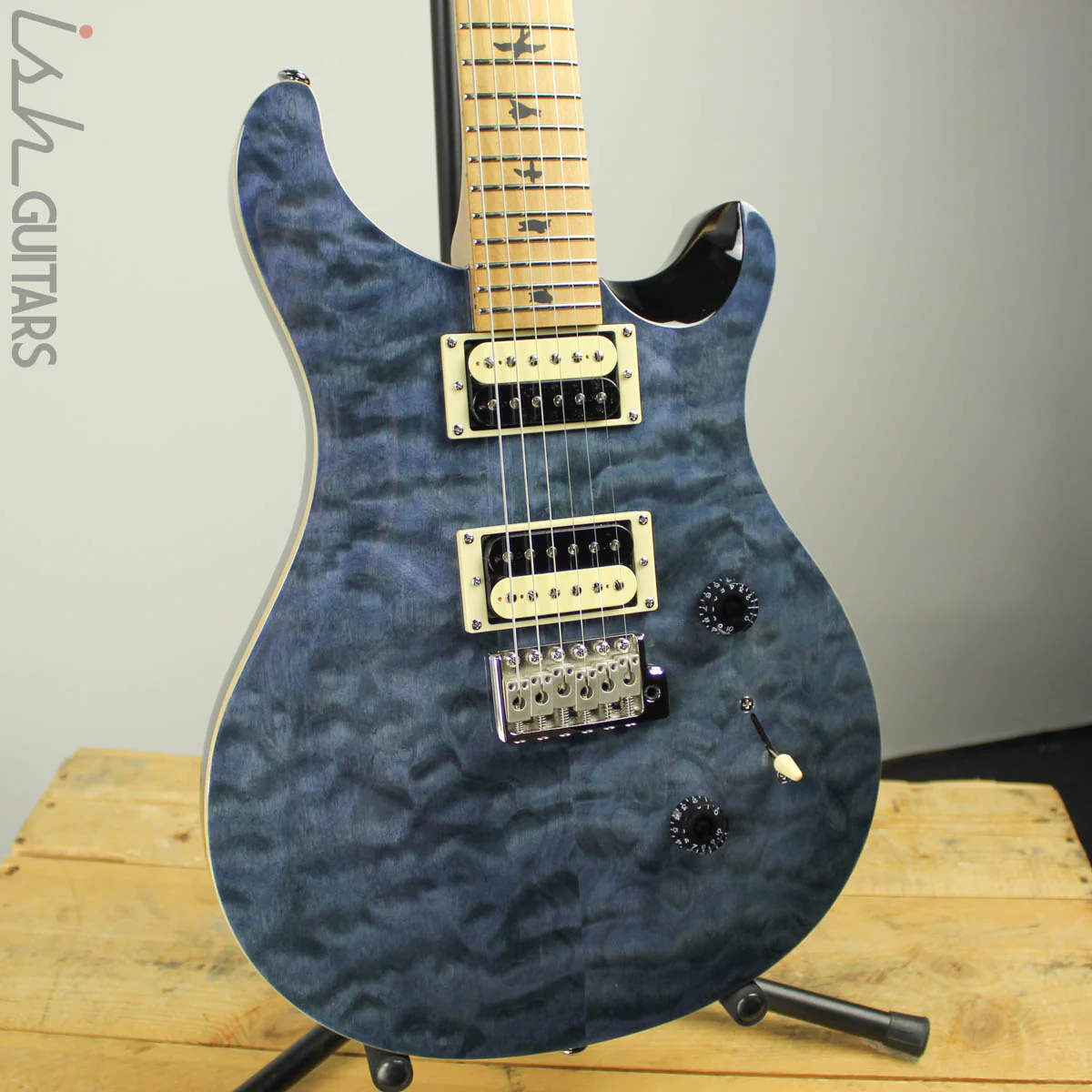 2019 Paul Reed Smith PRS SE Custom 24 Roasted Maple Limited Whale Blue