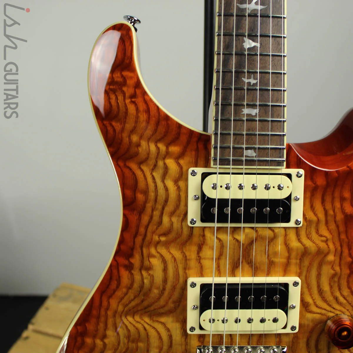 2020 PRS SE Custom 24 Burled Ash Vintage Sunburst - Image 4