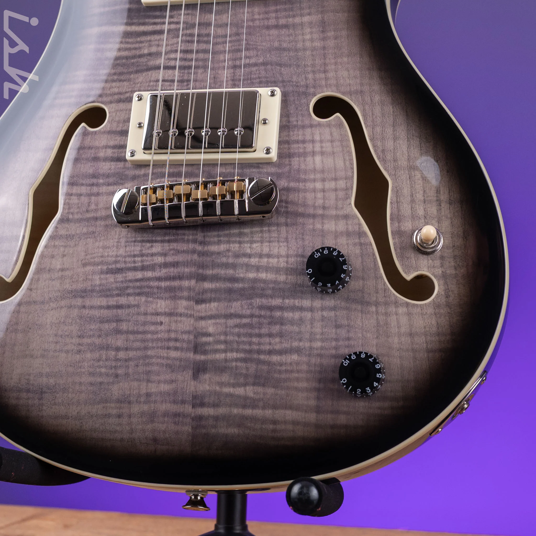 2019 Paul Reed Smith PRS SE Hollowbody II Charcoal Burst - Image 5