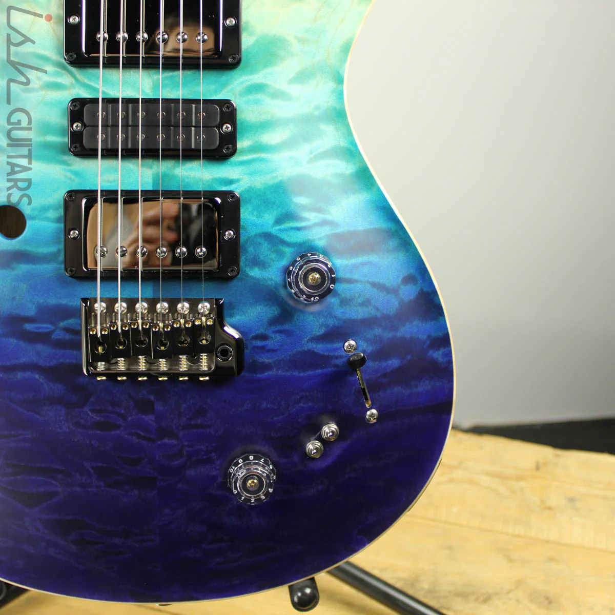2019 Paul Reed Smith PRS Wood Library Special 22 Blue Fade - Image 3