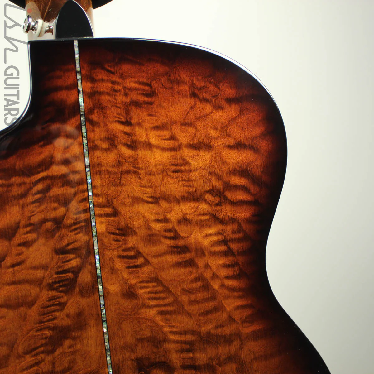 2019 PRS SE A55E Angelus Black Gold Burst Acoustic Electric - Image 12