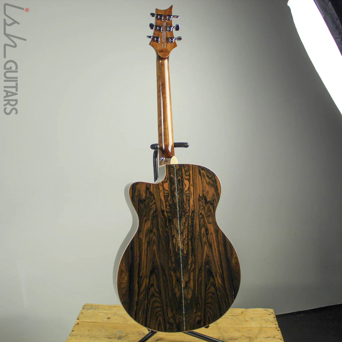 2019 PRS SE Angelus A60E Acoustic Electric Guitar w/ Ziricote Back and Sides - Image 7