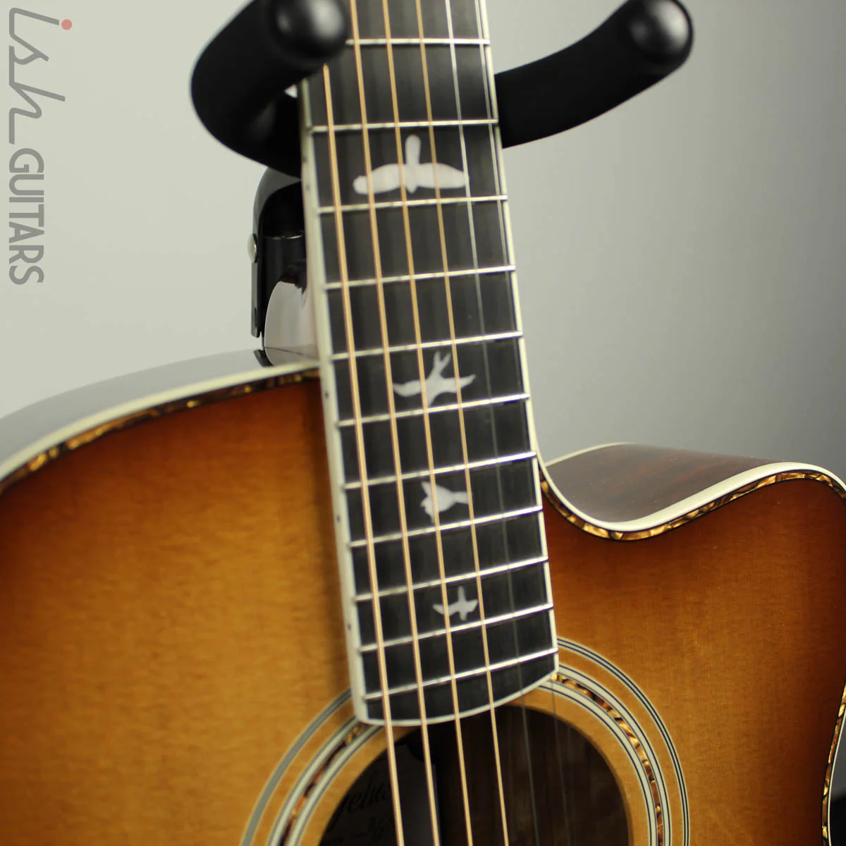 2019 PRS SE A40E Angelus Tobacco Sunburst Acoustic Electric - Image 5
