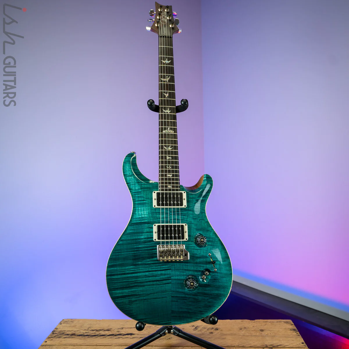 2019 PRS Custom 24-08 Turquoise Pattern Thin - Image 2