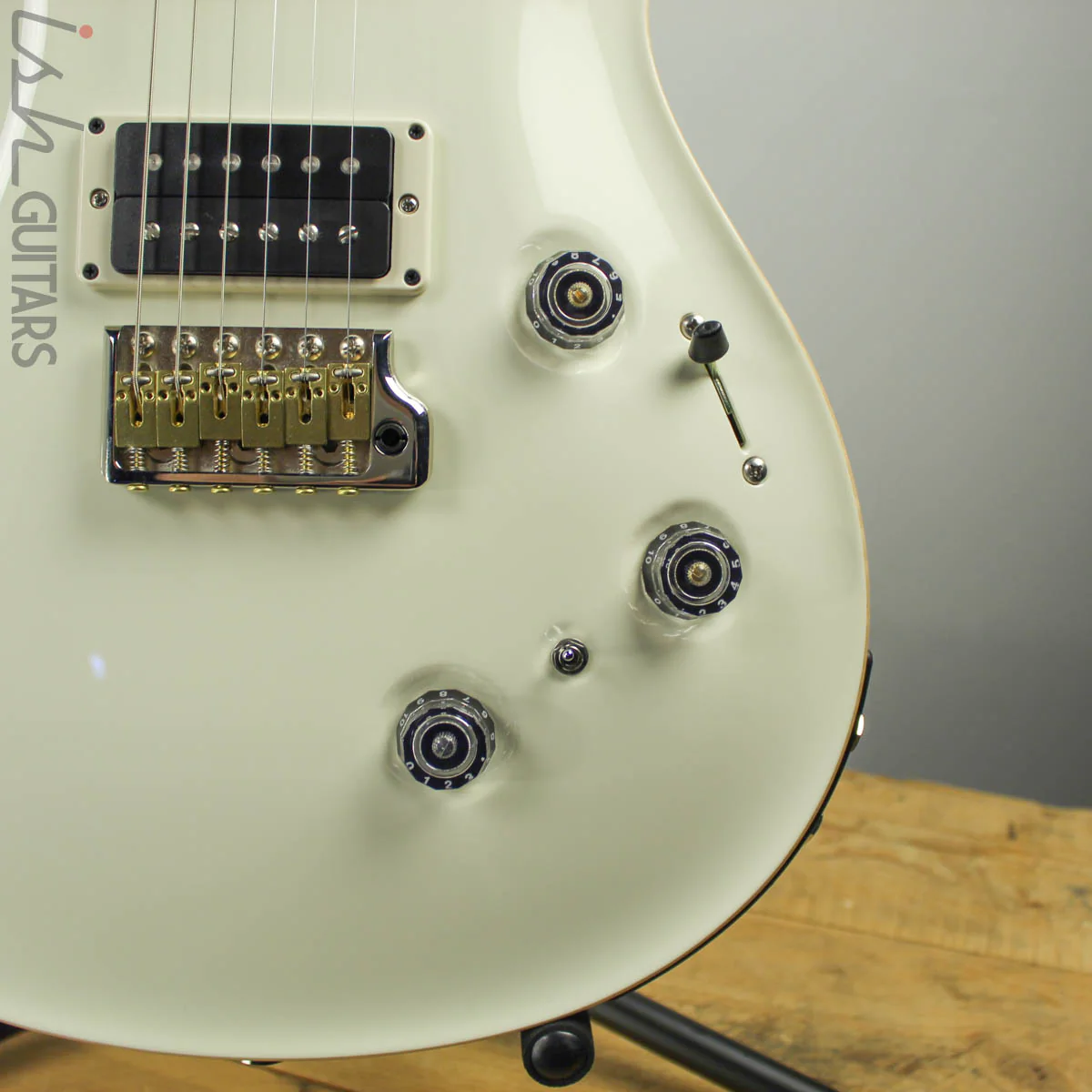 2019 PRS Custom 24 Piezo Solid Rosewood Neck Brazilian Antique White Artist - Image 3