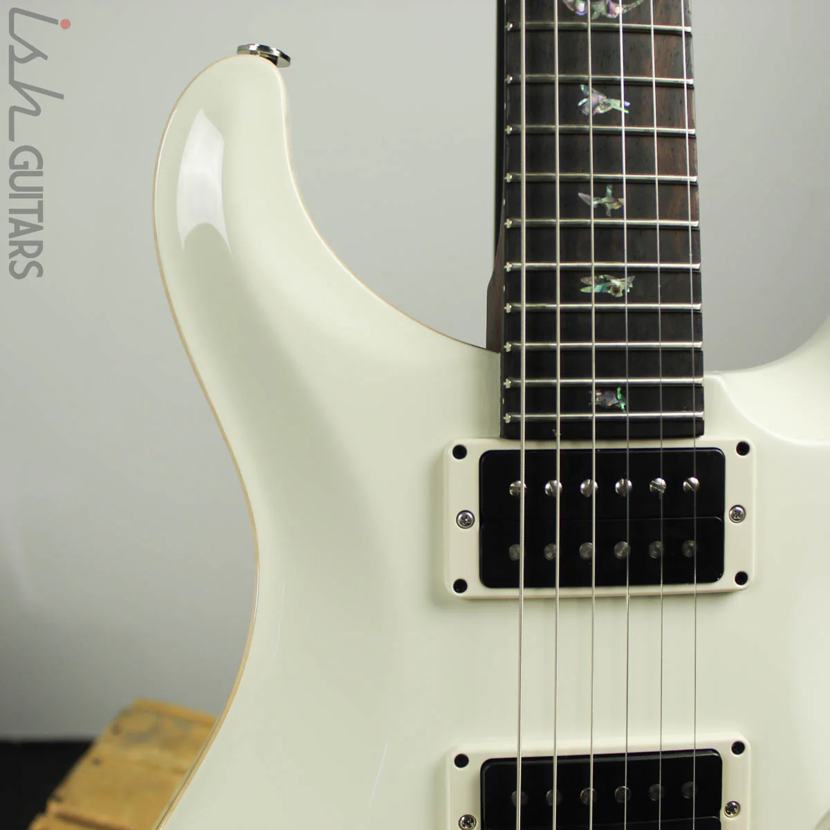 2019 PRS Custom 24 Piezo Solid Rosewood Neck Brazilian Antique White Artist - Image 4