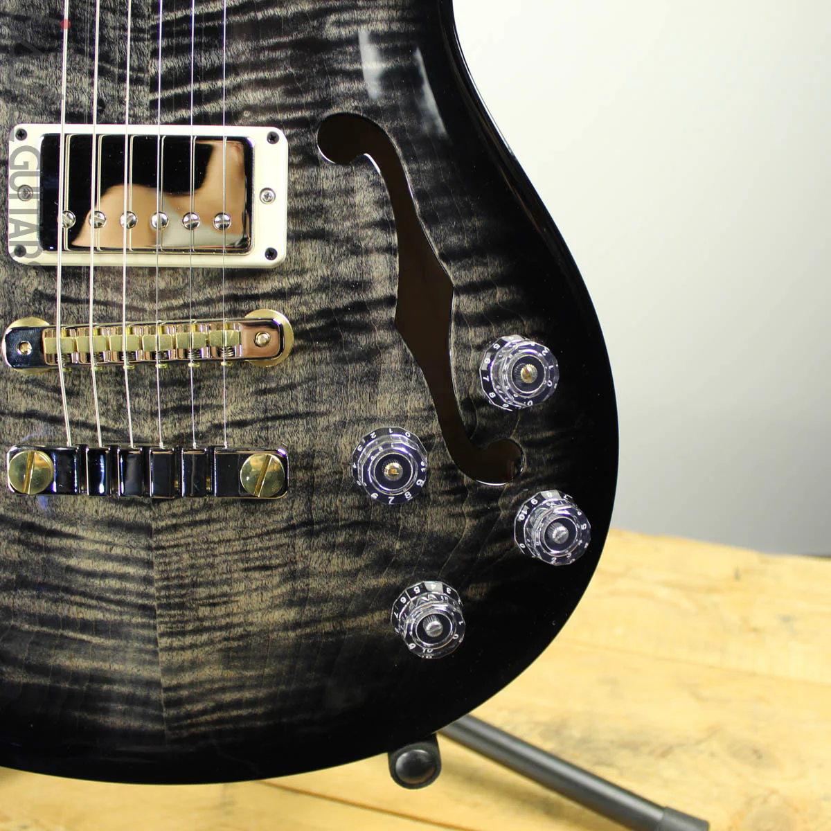 2019 PRS McCarty 594 Hollowbody II Charcoal Smokewrap - Image 3