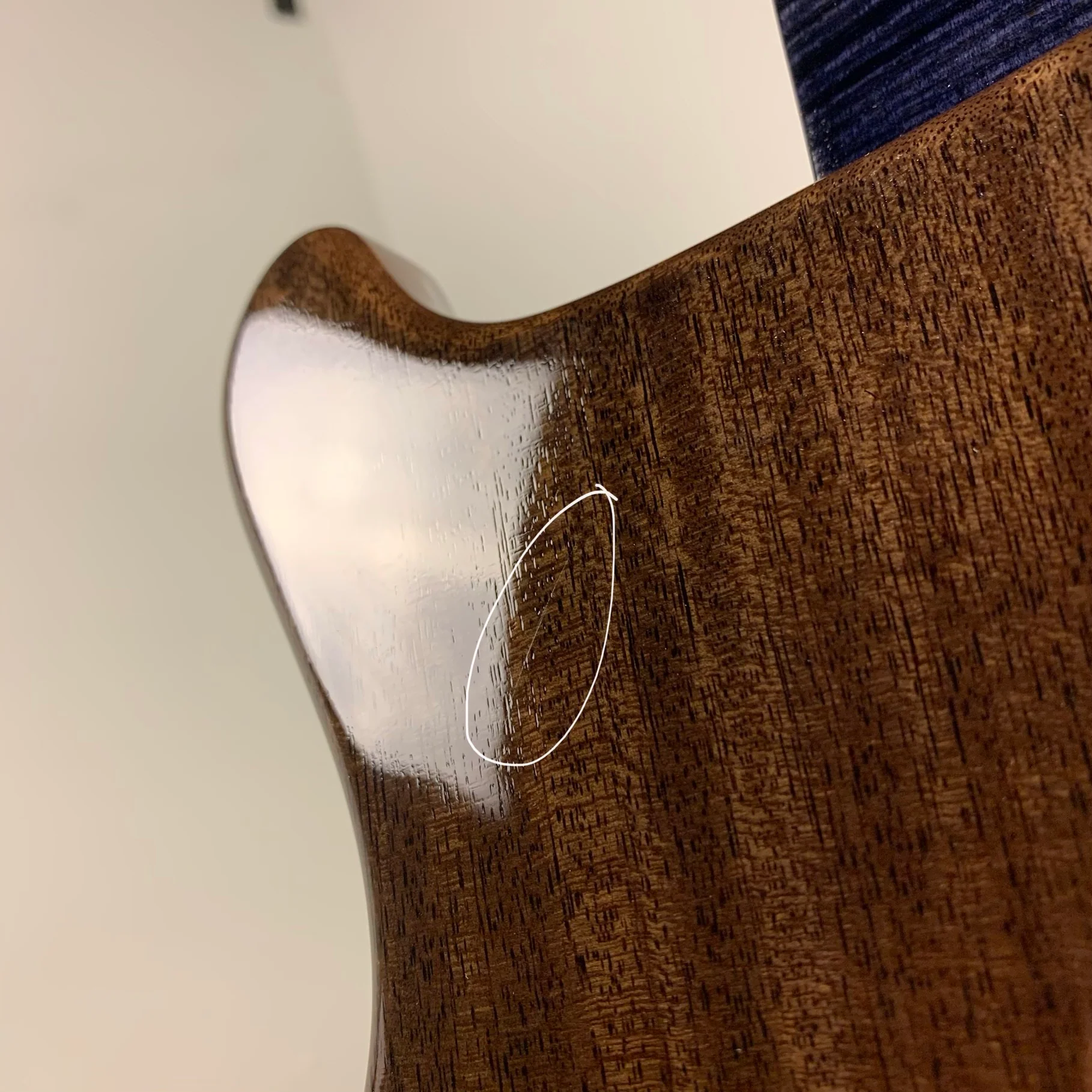 2019 PRS Modern Eagle V Private Stock Limited Frostbite Glow Smoked Purple Burst - Image 13