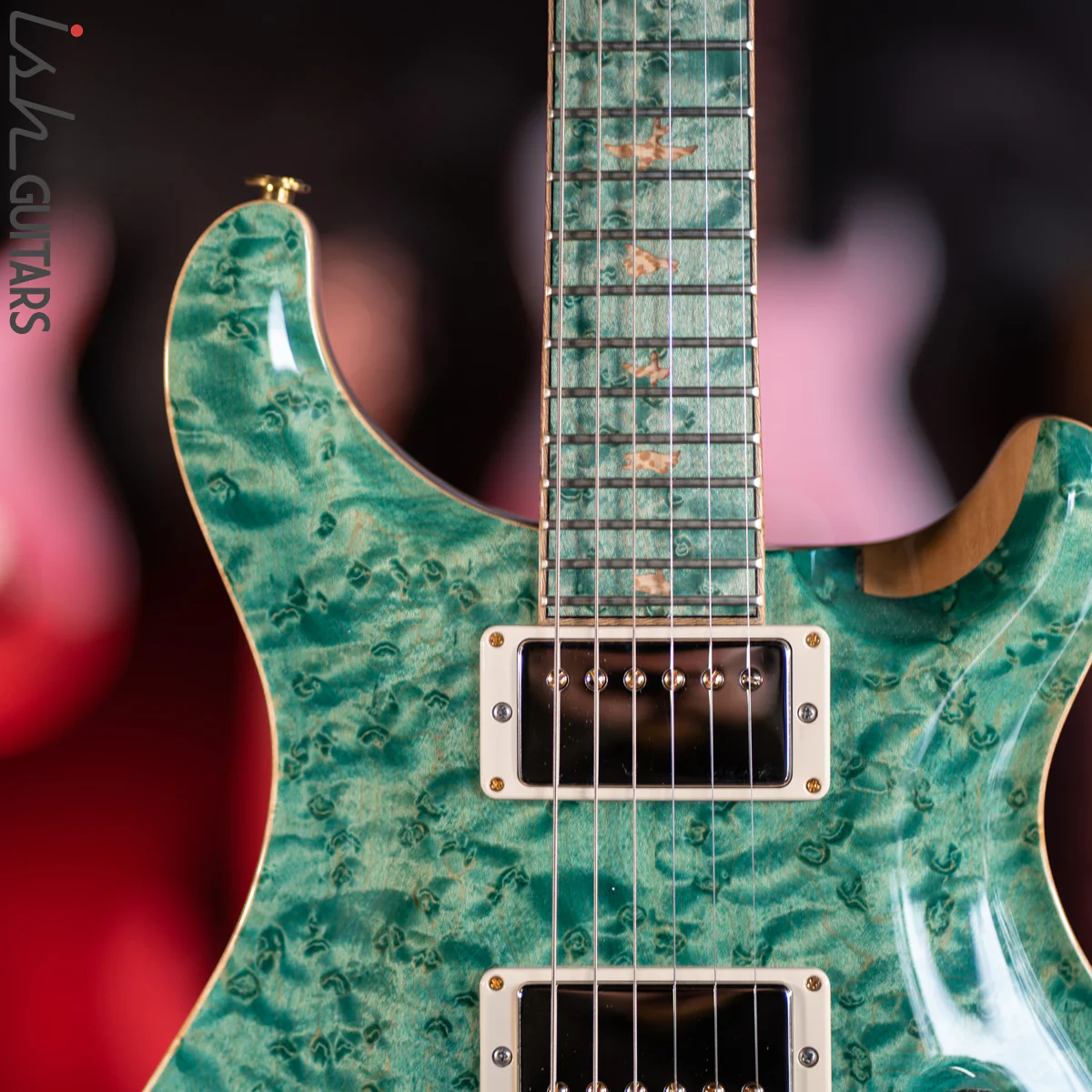 PRS Private Stock Custom 24 Birdseye Maple Bahamian Blue - Image 3