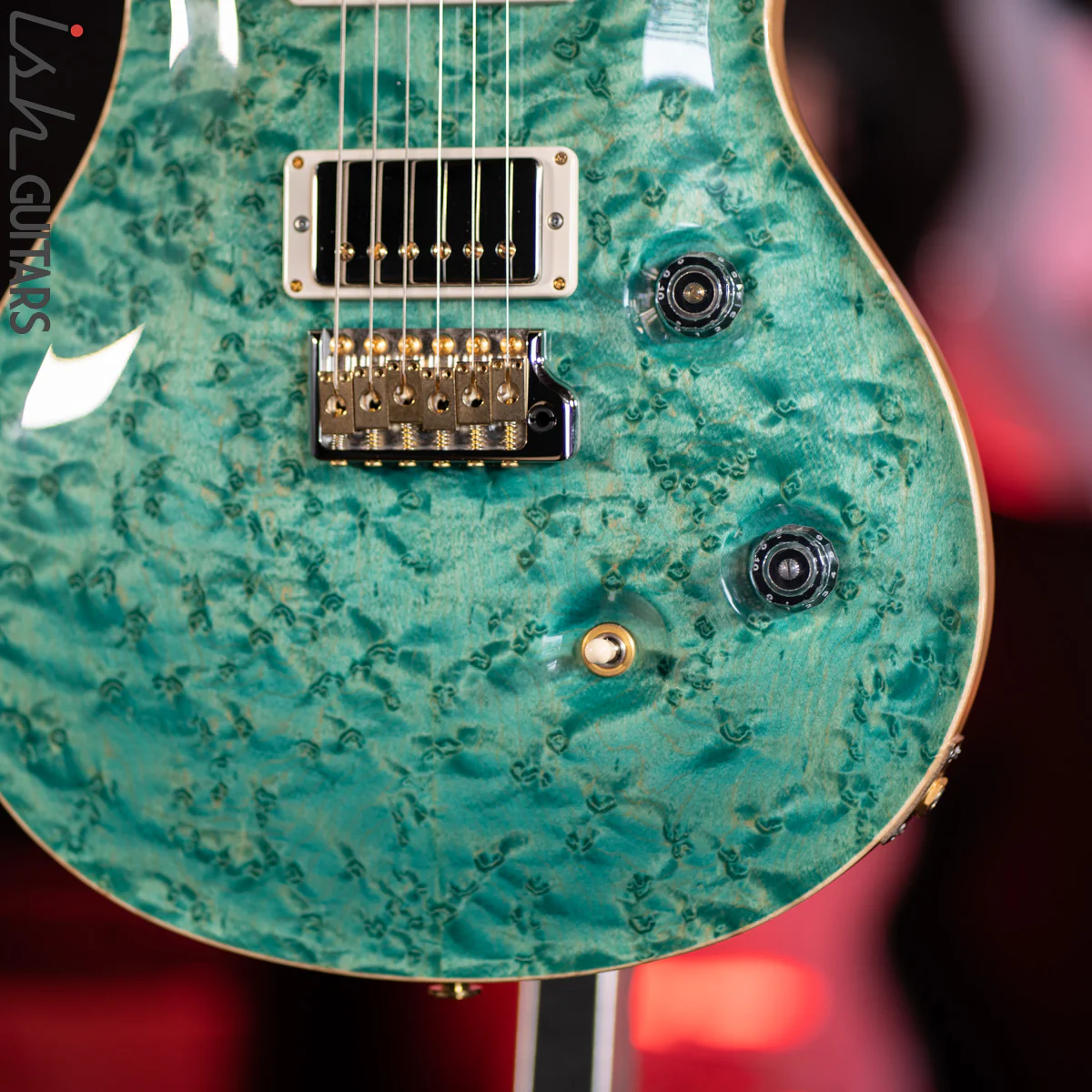 PRS Private Stock Custom 24 Birdseye Maple Bahamian Blue - Image 5