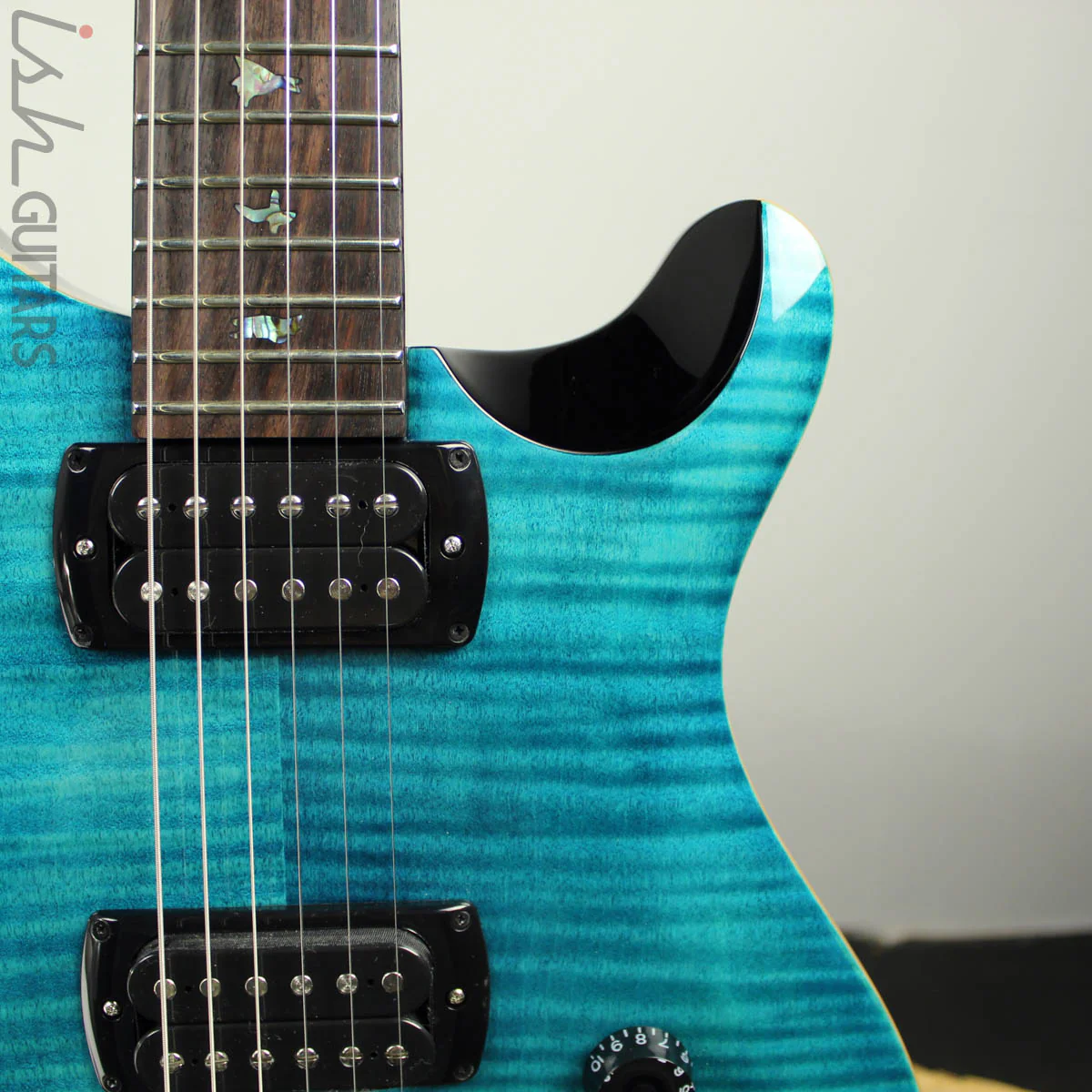 2019 PRS Paul Reed Smith SE Paul's Guitar Aqua - Image 3