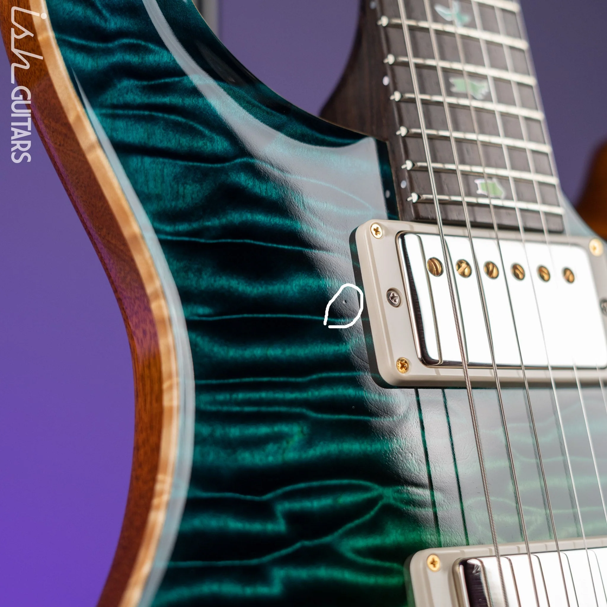 2019 PRS Private Stock Custom 24 Laguna Dragon's Breath High Gloss Nitro - Image 4