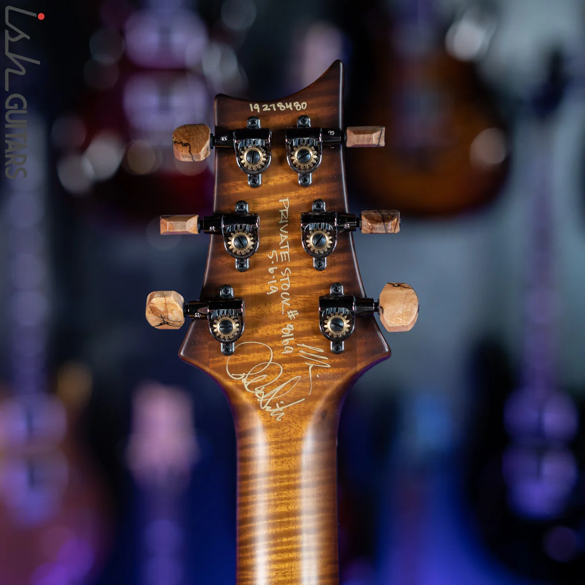 2019 PRS Private Stock Custom 24 Spalted Maple Natural Satin - Image 13