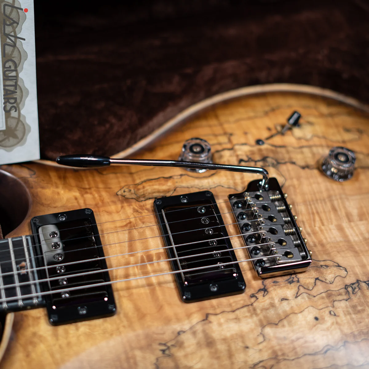 2019 PRS Private Stock Custom 24 Spalted Maple Natural Satin - Image 21