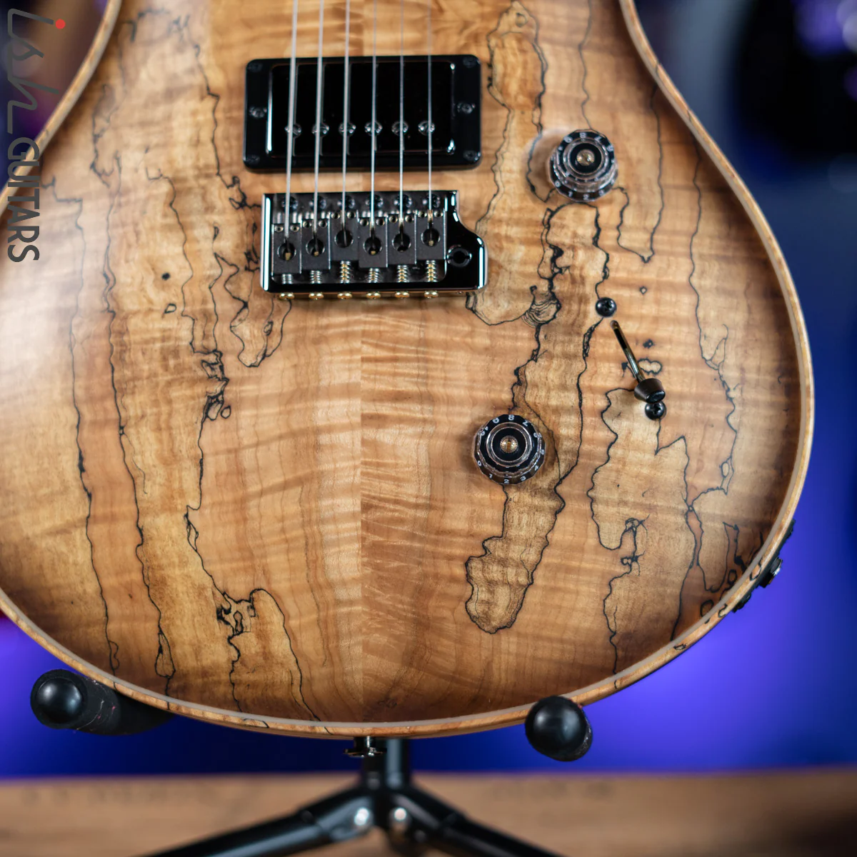 2019 PRS Private Stock Custom 24 Spalted Maple Natural Satin - Image 4
