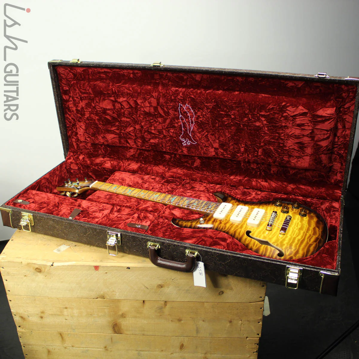 2019 PRS Private Stock McCarty 594 Semi-Hollow P90 McCarty Glow Smoked Burst - Image 20